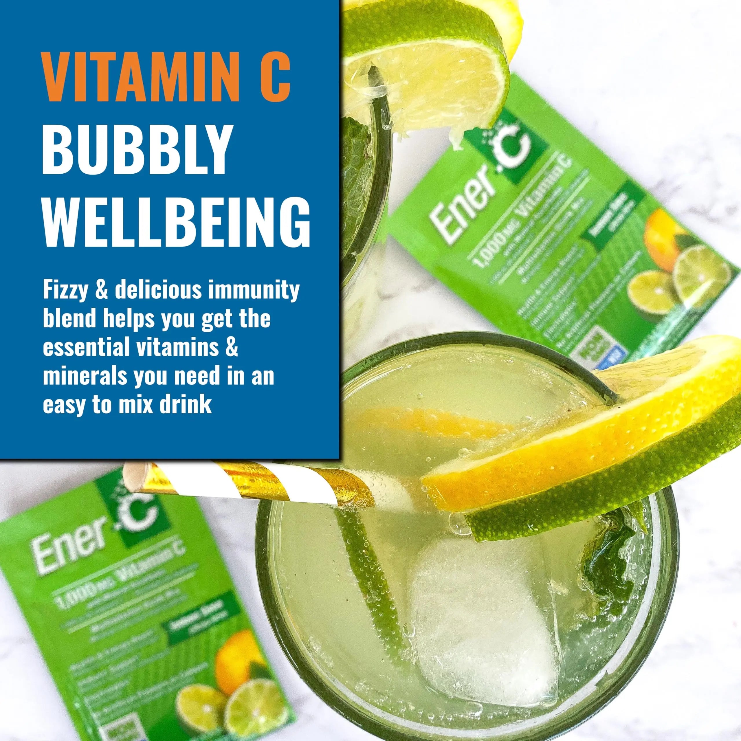 Ener-C Multivitamin Drink Mix - Vitamin Packets for Water, Electrolytes Powder Packets, Vitamin Drink Mix, Hydration Liquid Mix Ener-CAu supplements