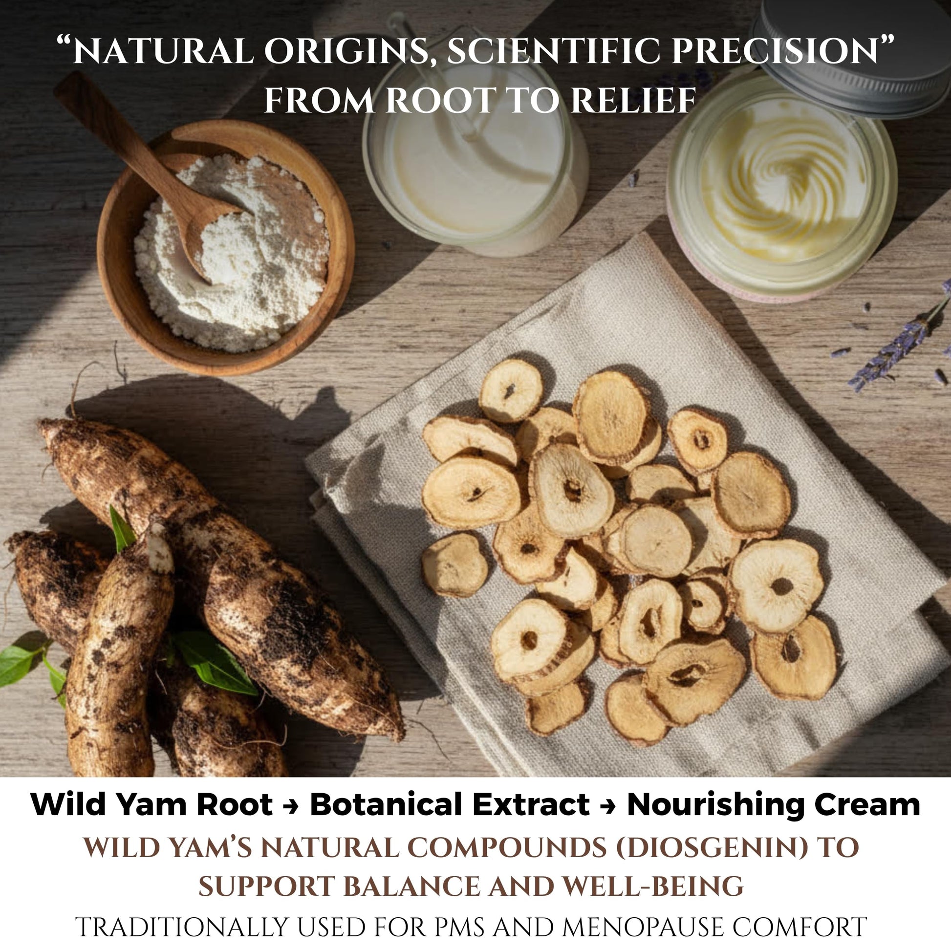 Seraphime Wild Yam Cream for Hormone Balance - Gift for Mom - Menopause and PMS Support for Women - Wild Yam Balancing Cream - Hot Flashes, Night Sweats, Mood Swings, Low Energy - Lavender 4oz SeraphimeAu supplements