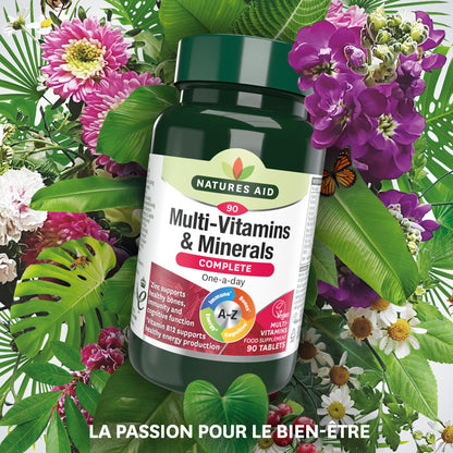 Natures Aid Multivitamins and Minerals, 90 Count (Pack of 1), (Packing may vary) natures aidUS supplements