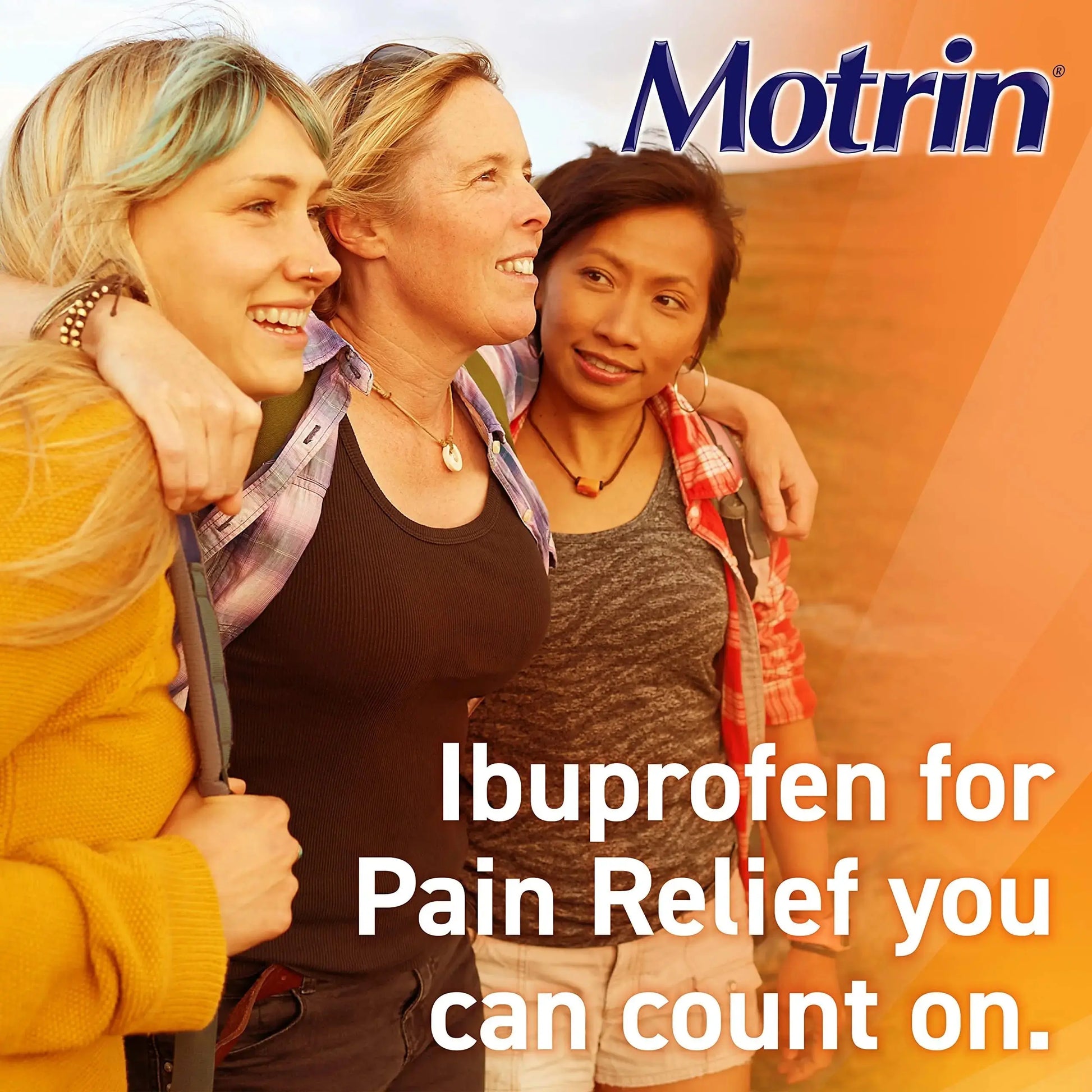 Motrin IB, Ibuprofen 200mg Tablets, NSAID Pain & Fever Reliever for Headache, Backache, Muscular Aches, Arthritis Pain Reliever, 50 Travel Packets of 2, 100 ct MotrinAu supplements