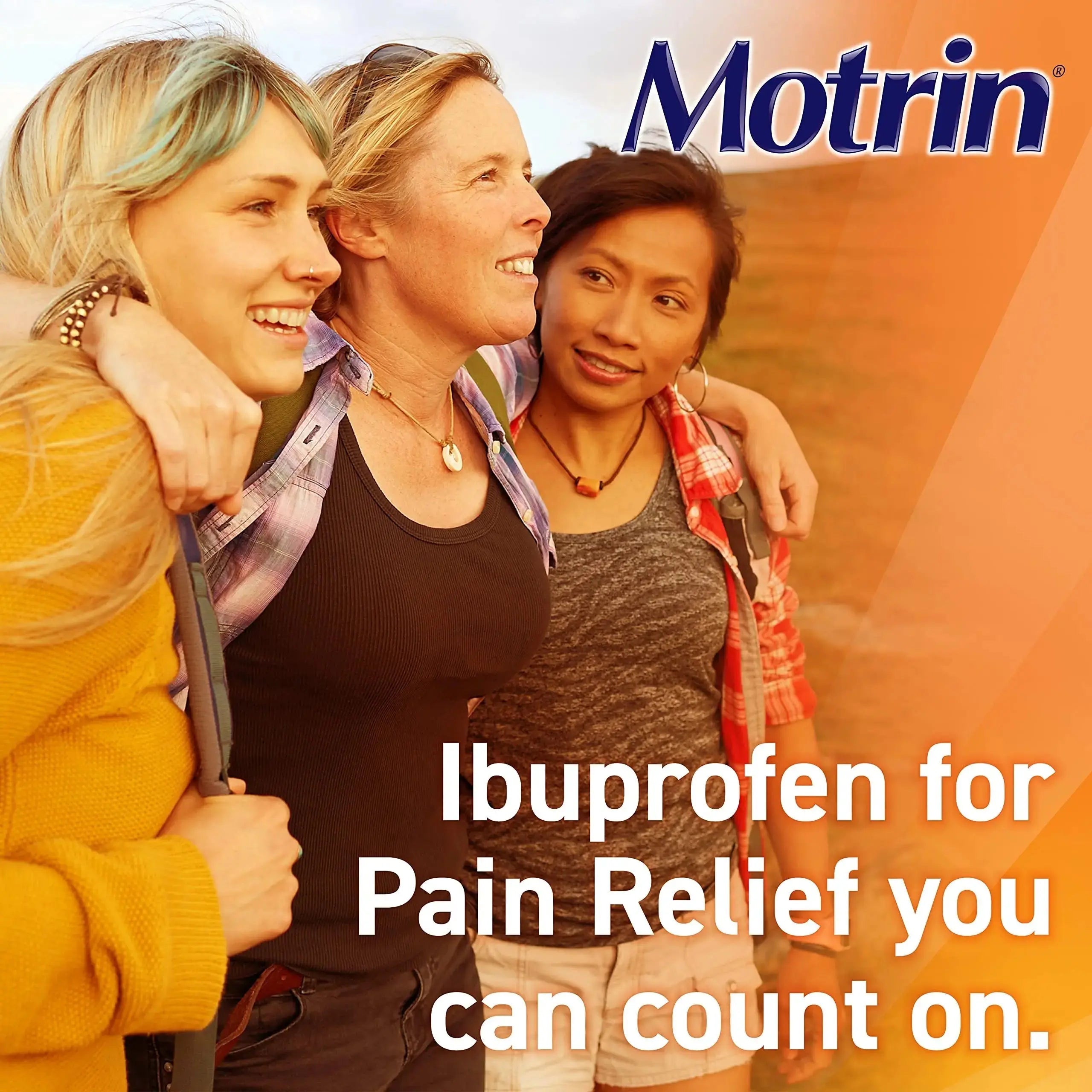 Motrin IB, Ibuprofen 200mg Tablets, NSAID Pain & Fever Reliever for Headache, Backache, Muscular Aches, Arthritis Pain Reliever, 50 Travel Packets of 2, 100 ct MotrinAu supplements