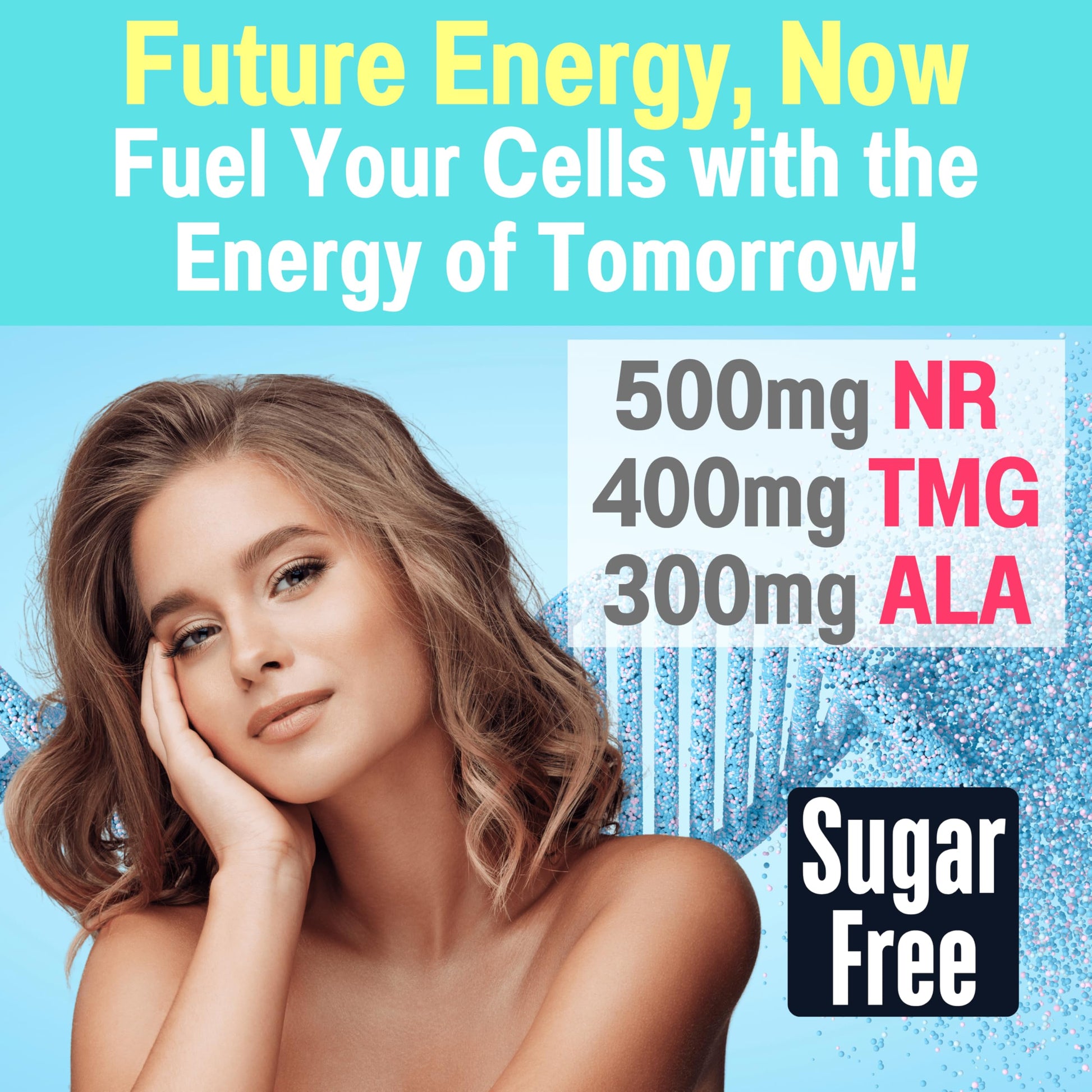 1500mg NAD+ Sugar Free Gummies | NAD + Plus NR TMG ALA Trans-Resveratrol Fisetin Supplements | Nicotinamide Riboside Trimethylglycine Alpha Lipoic Acid Betaine Pills Capsules Tincture Supplement Alt SHIZAMAu supplements