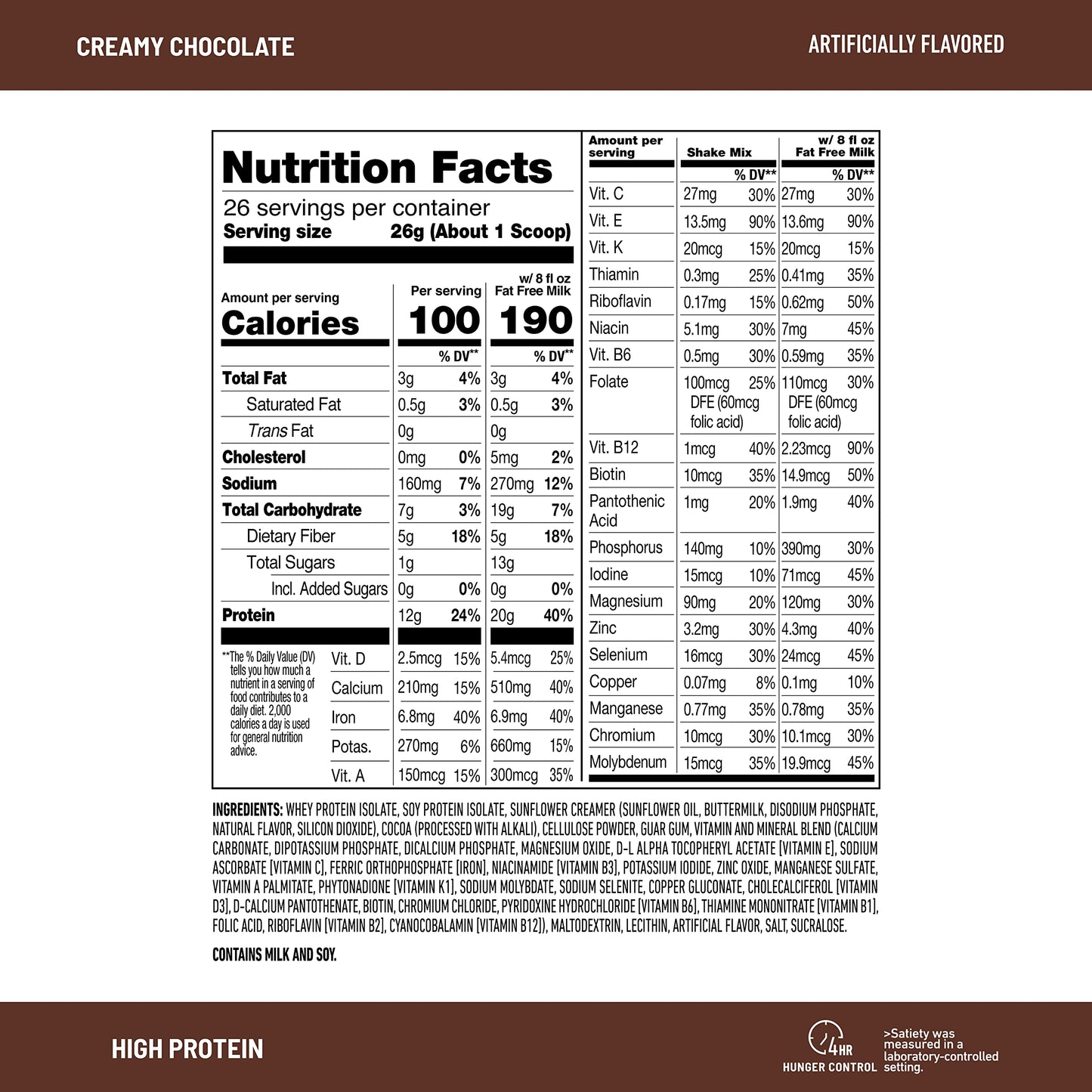 SlimFast High Protein Chocolate Bundle- 12 Count of Chocolate High Protein Meal SlimFastUS supplements