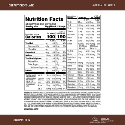 SlimFast High Protein Chocolate Bundle- 12 Count of Chocolate High Protein Meal SlimFastUS supplements