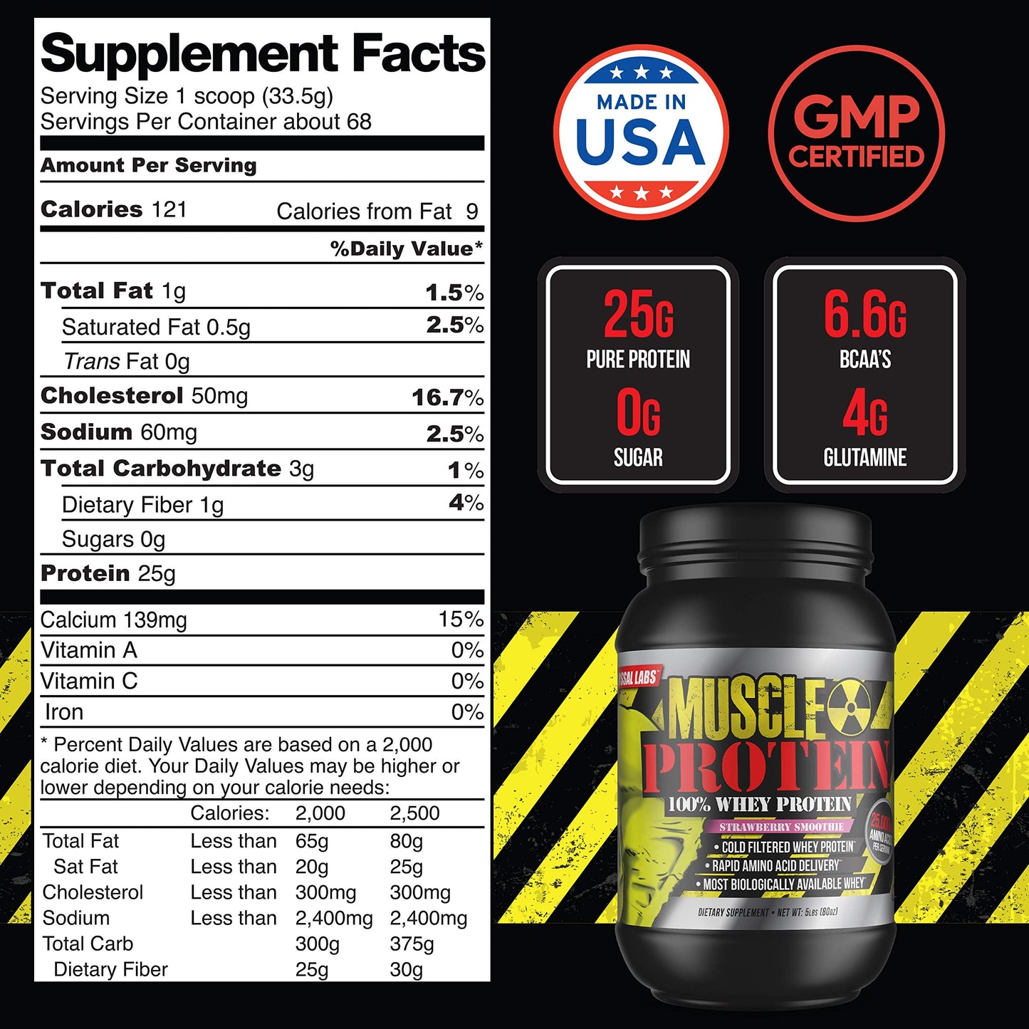 COLOSSAL LABS Whey Protein Powder [15 lbs/Pack of 1]– Peanut Butter-Chocolate Protein COLOSSAL LABSUS supplements