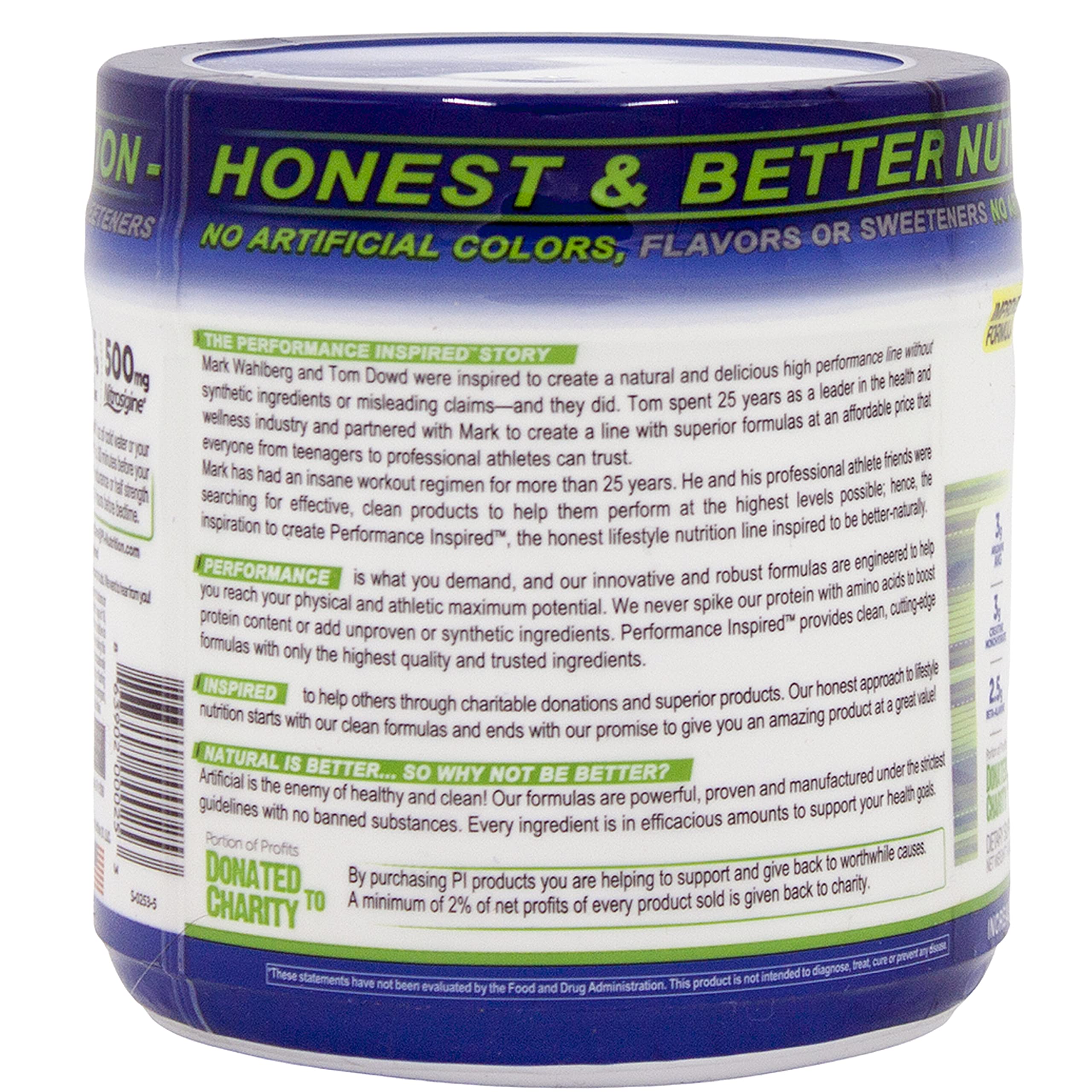 Performance Inspired Nutrition PreWorkout Powder - All Natural - G-Free & Vegan Formula PERFORMANCE INSPIREDAu supplements