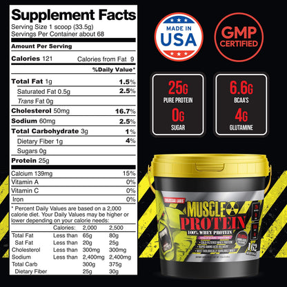 COLOSSAL LABS Muscle Protein Whey Powder [12 lbs/Pack of 1]-Strawberry Protein COLOSSAL LABSUS supplements