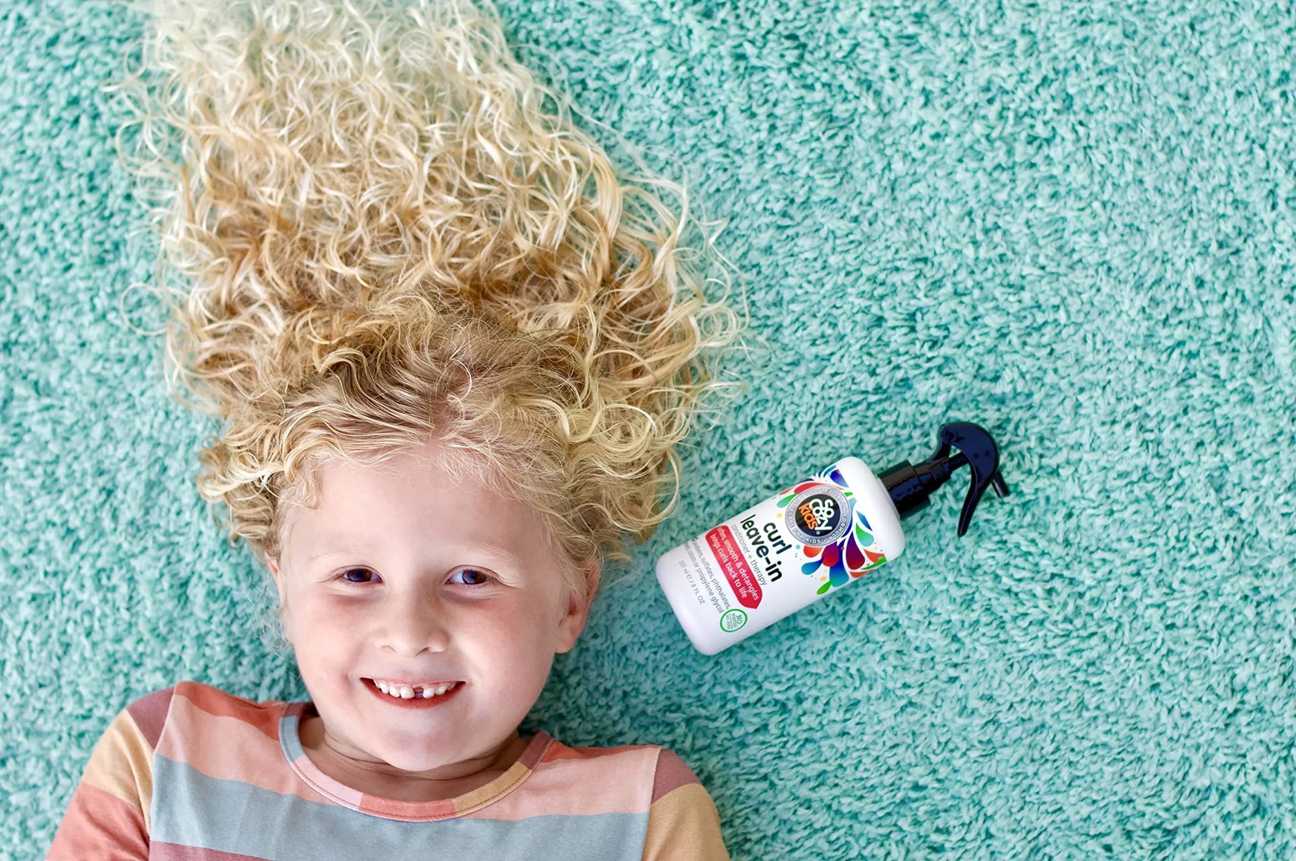SmartyPants Organic Toddler Multivitamin Gummies & So Cozy Leave in Conditioner for Kids' Curly Hair, 60 Count SmartyPantsAu supplements