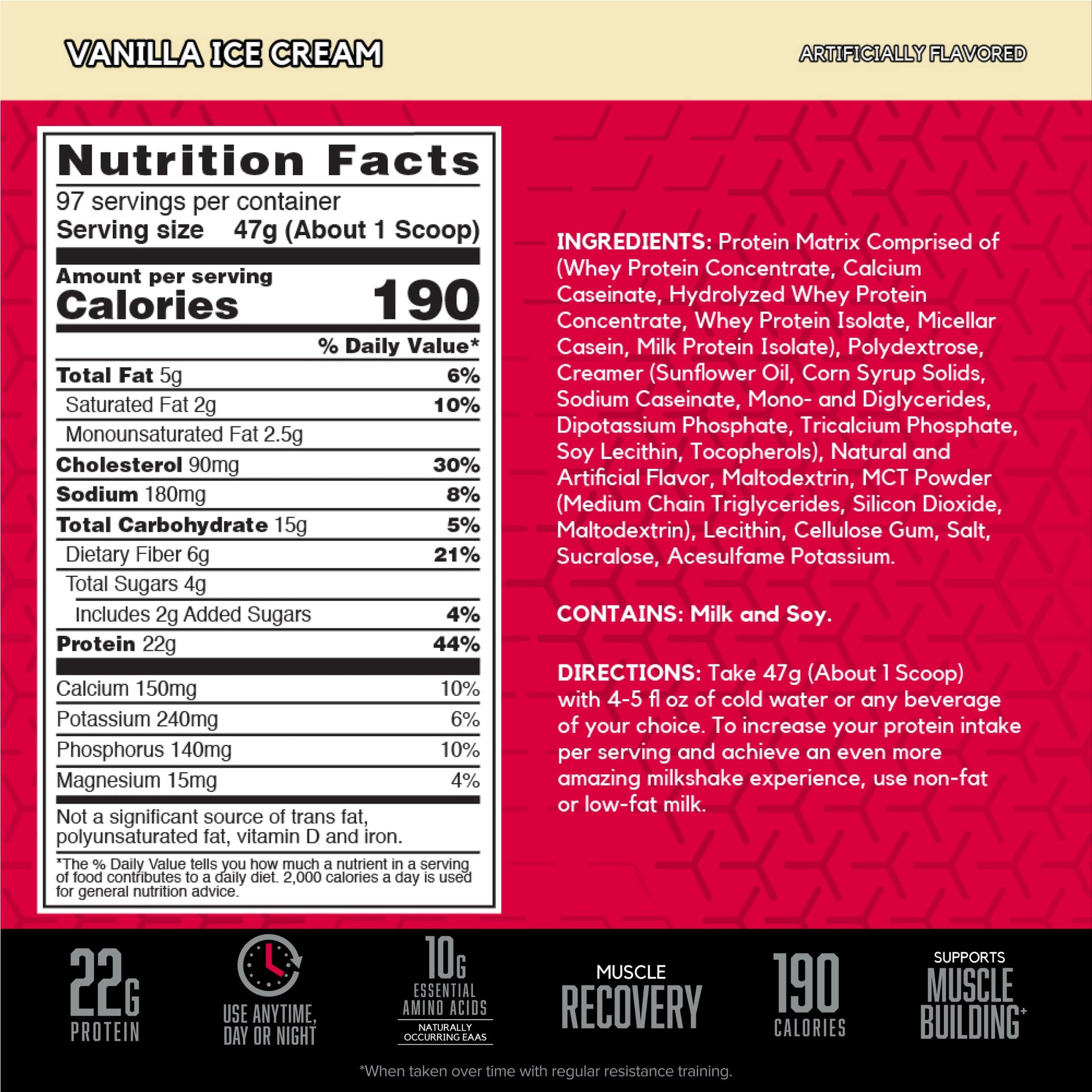 BSN SYNTHA-6 Whey Protein Powder, Vanilla Protein Powder with Micellar Casein BSNUS supplements