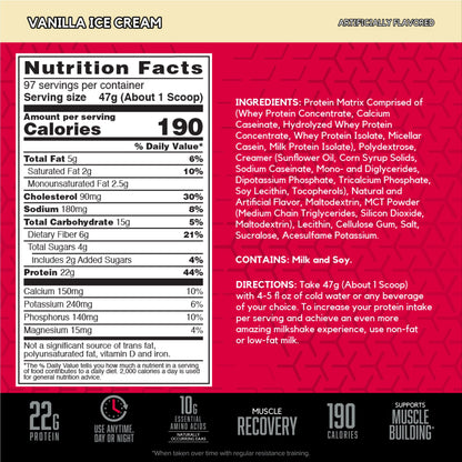 BSN SYNTHA-6 Whey Protein Powder, Vanilla Protein Powder with Micellar Casein BSNUS supplements