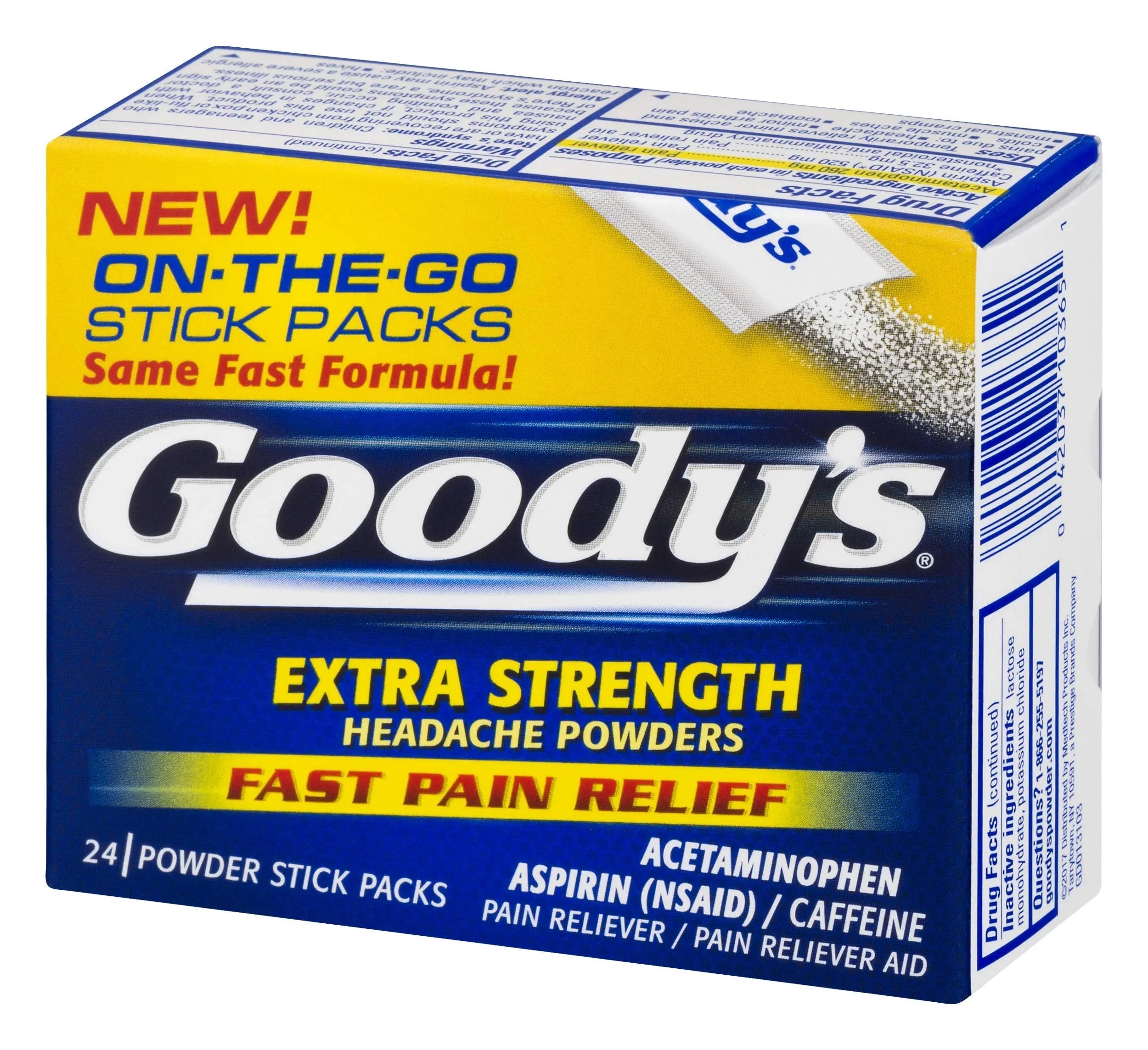 Goody's Extra Strength Powders | Fast Pain Relief | Aspirin & Caffeine | 24 Count Goody'sAu supplements
