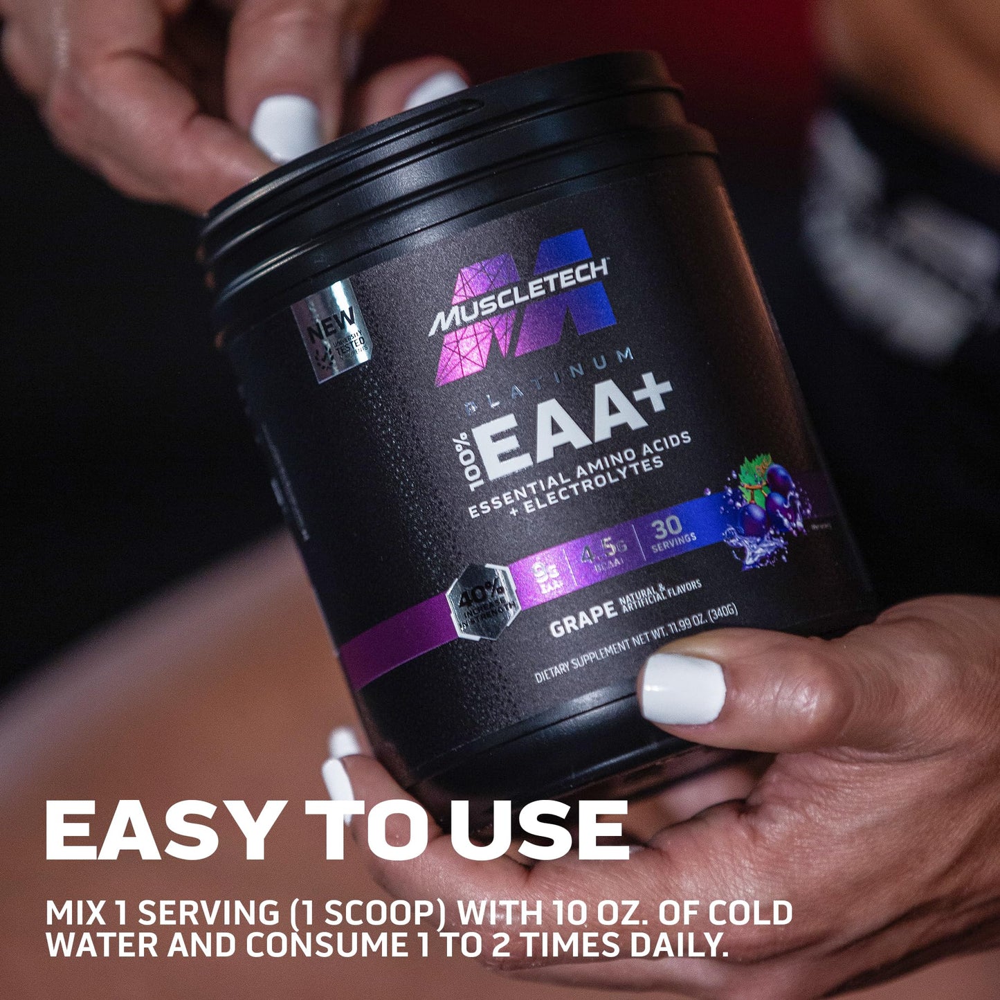 MuscleTech | Platinum 100% EAA+ |Essential Amino Acids | Muscle Strength Builder MuscleTechUS supplements