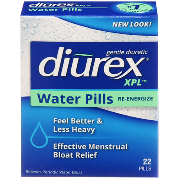 Diurex XPL Re-energizing Water Pills - Relieve Bloating & Fatigue - 22 Count DiurexAu supplements
