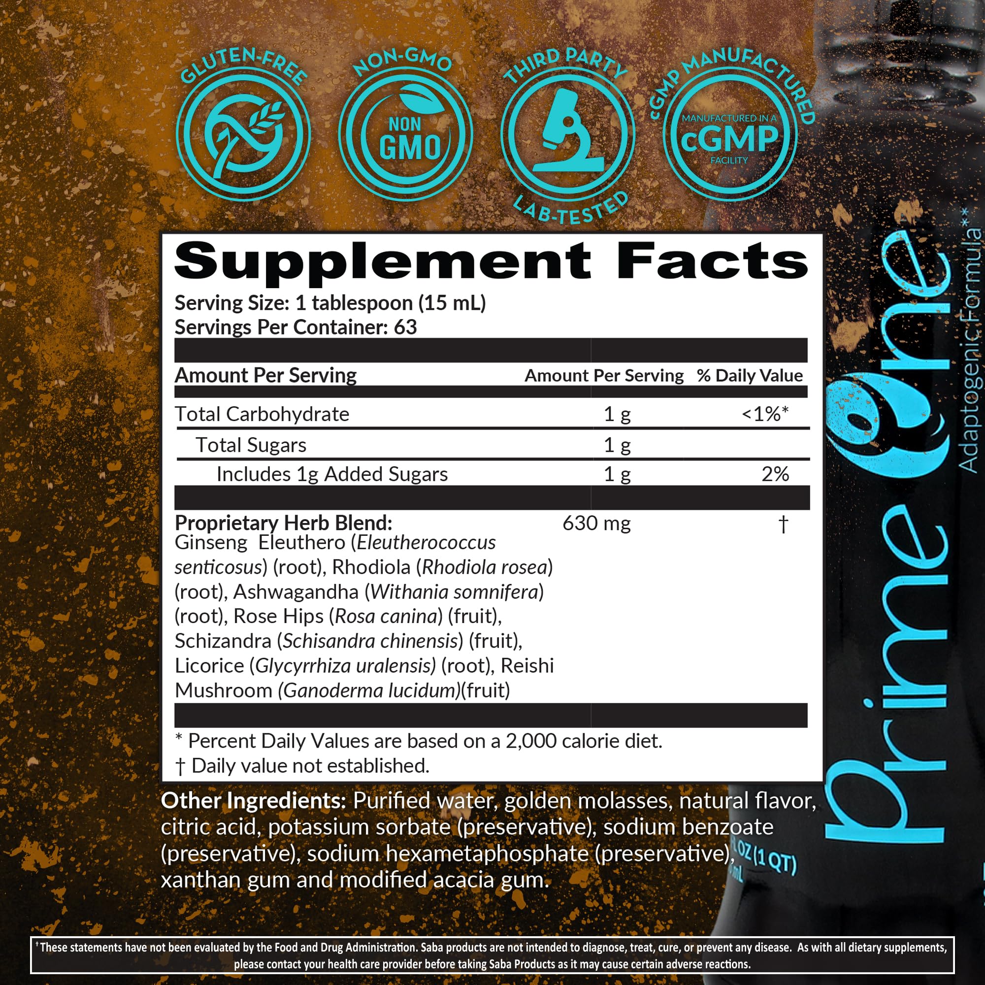 HerbFuse Ashwagandha Liquid Shots – Stress Relief Supplement for Calm Mood & Energy Support – Adaptogen Formula with Rhodiola, Reishi & Ginseng – Fast Absorption – 30 Servings – Saba Prime One HerbFuseAu supplements