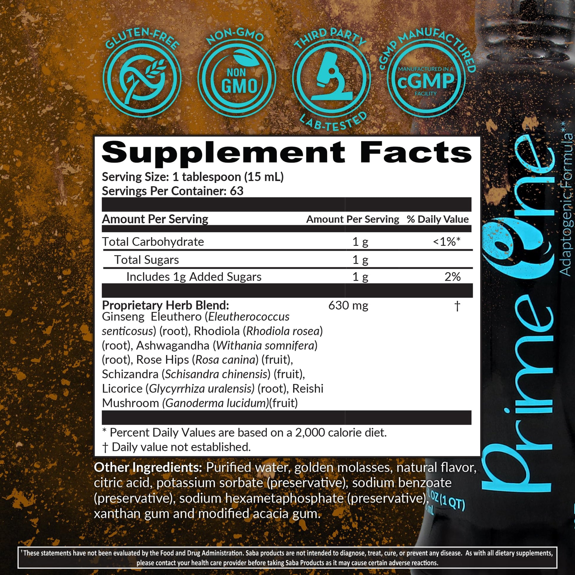 HerbFuse Ashwagandha Liquid Shots – Stress Relief Supplement for Calm Mood & Energy Support – Adaptogen Formula with Rhodiola, Reishi & Ginseng – Fast Absorption – 30 Servings – Saba Prime One HerbFuseAu supplements