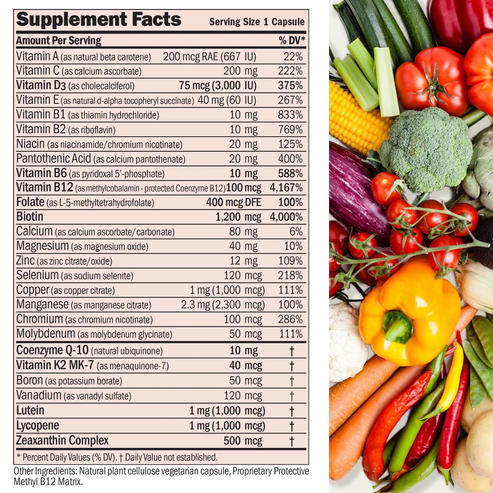 ANDREW LESSMAN Essential-1 nuonce max Multivitamin 3000 IU Vitamin D3 360 Small Capsules. 100 mcg Methyl B12 ANDREW LESSMANAu supplements