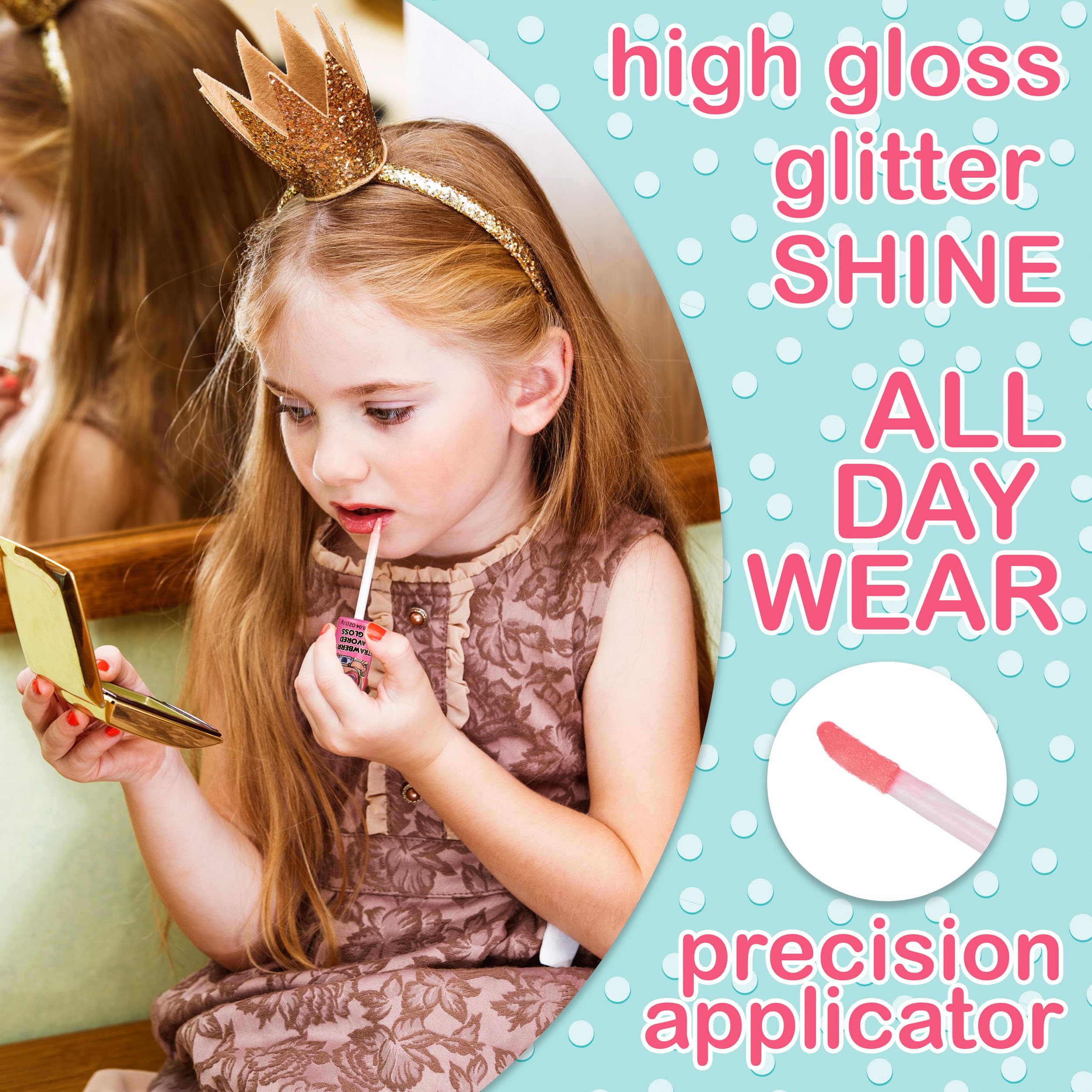 L.O.L Surprise 7-Pack Lip Gloss for Girls, Lol Lip Gloss L.O.L. Surprise!Au supplements