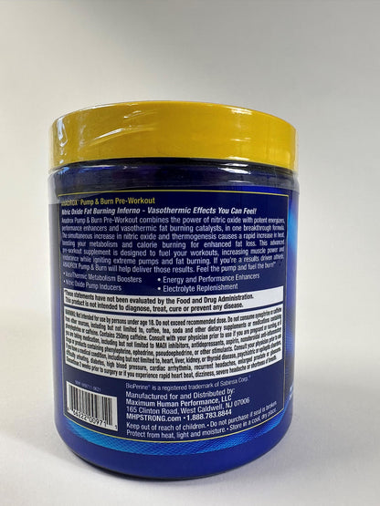Maximum Human Performance Mhp Anadrox Pre-Workout, Nitric Oxide, Energy, Pumps Maximum Human PerformanceUS supplements