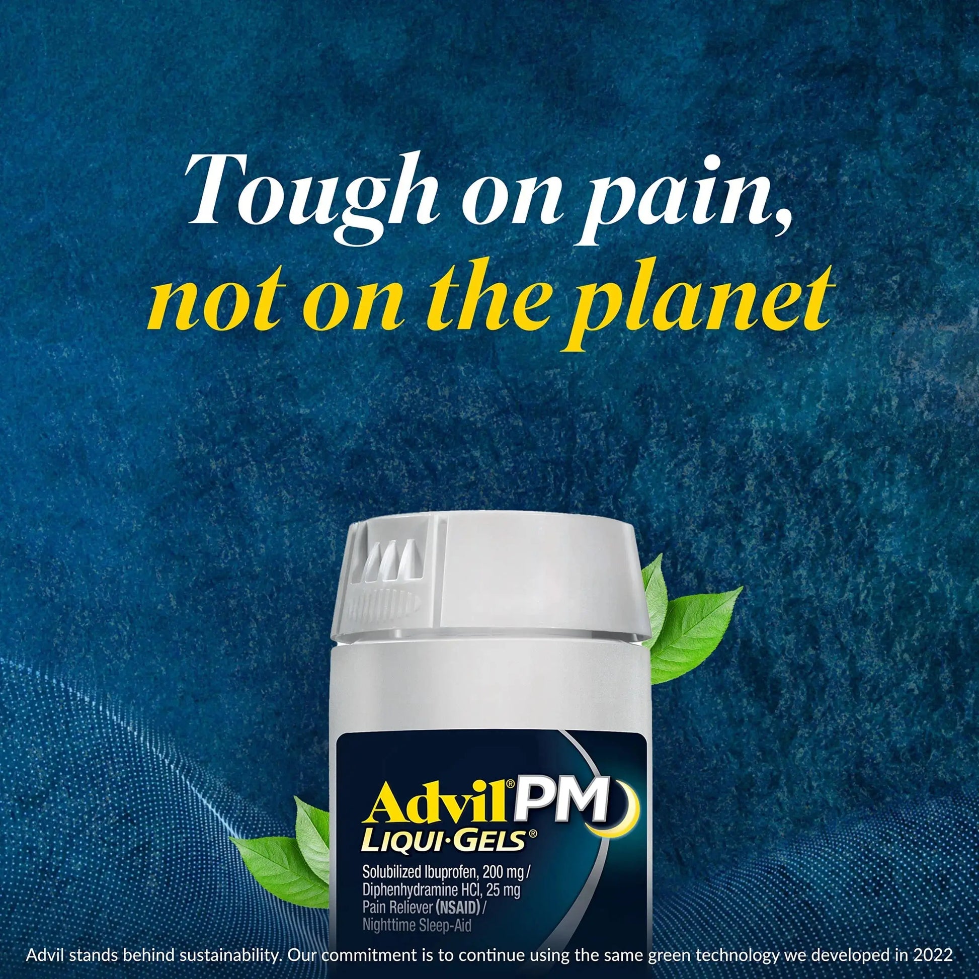 Advil PM Pain Reliever and Nighttime Sleep Aid, Pain Medicine with Ibuprofen for Pain Relief and Diphenhydramine Citrate for a Sleep Aid - 40 Coated Caplets AdvilAu supplements