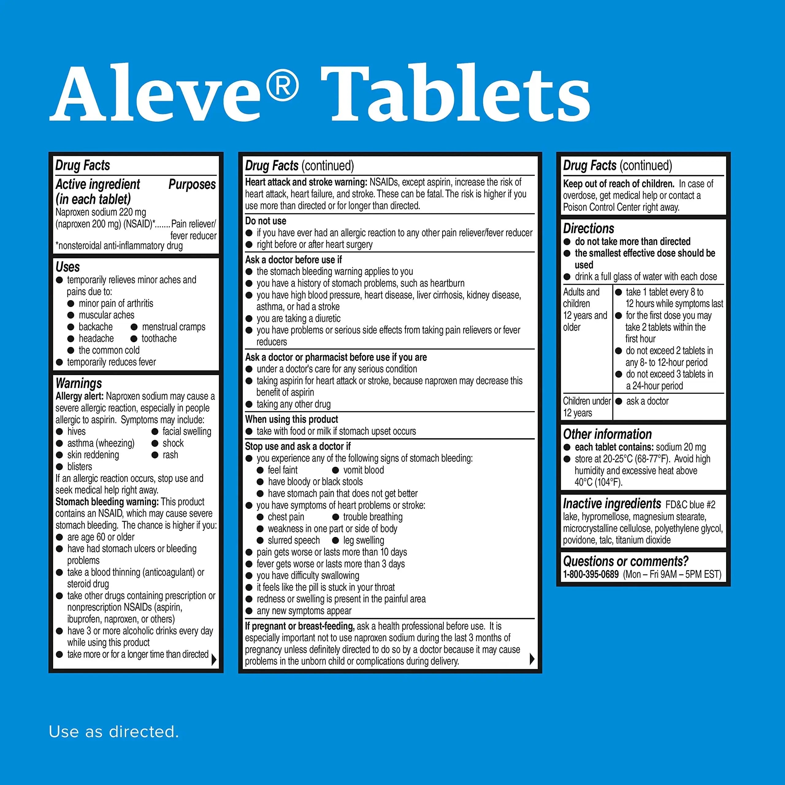 Aleve CPLT 2DZ 200 ct (Pack of 2) AleveAu supplements