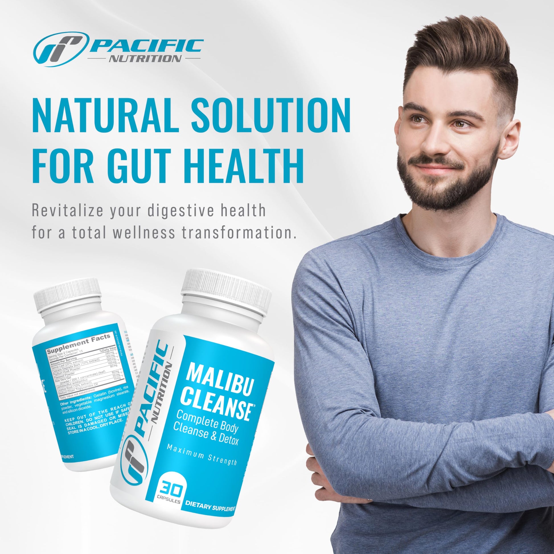 Pacific Nutrition Full Body Detox - Malibu Cleanse Complete Body & Intestinal Cleanse Pacific NutritionAu supplements