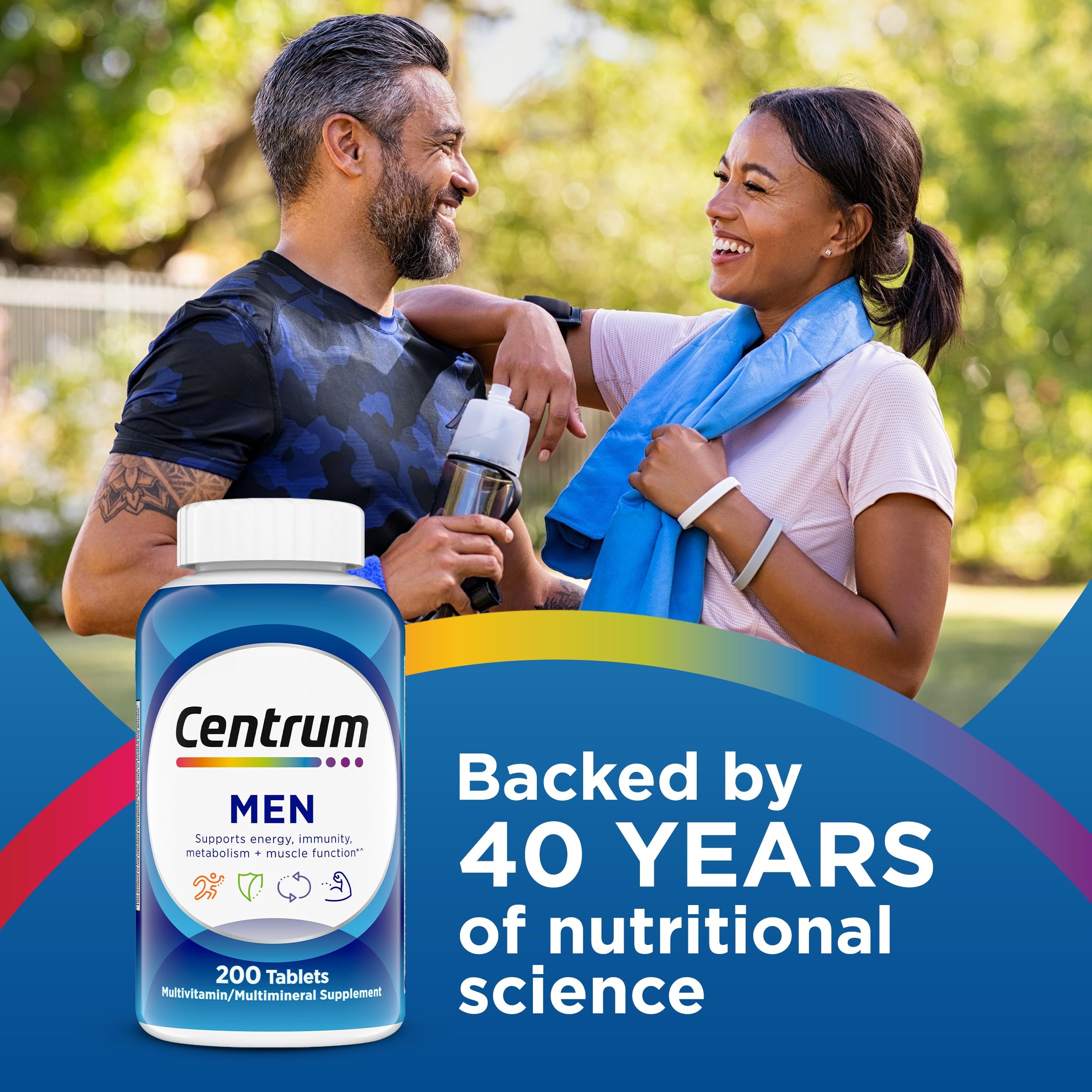Centrum Multivitamin for Men, Multivitamin/Multimineral Supplement with Vitamin D3, B Vitamins and Antioxidants CentrumAu supplements