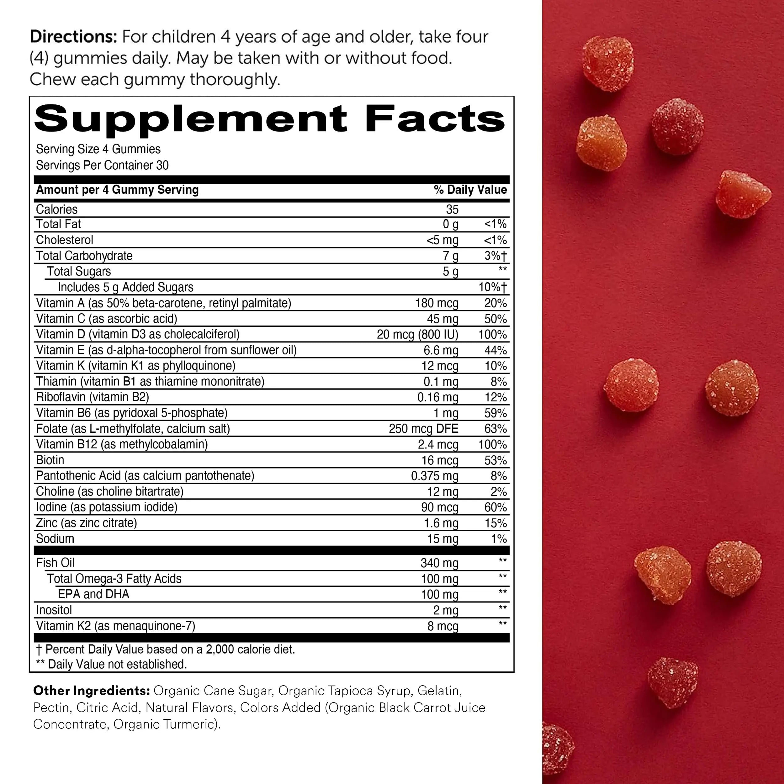 SmartyPants Kids Multivitamin Gummies & Women's Multivitamin Gummies: Omega 3 Fish Oil (EPA/DHA), Methylfolate SmartyPantsAu supplements