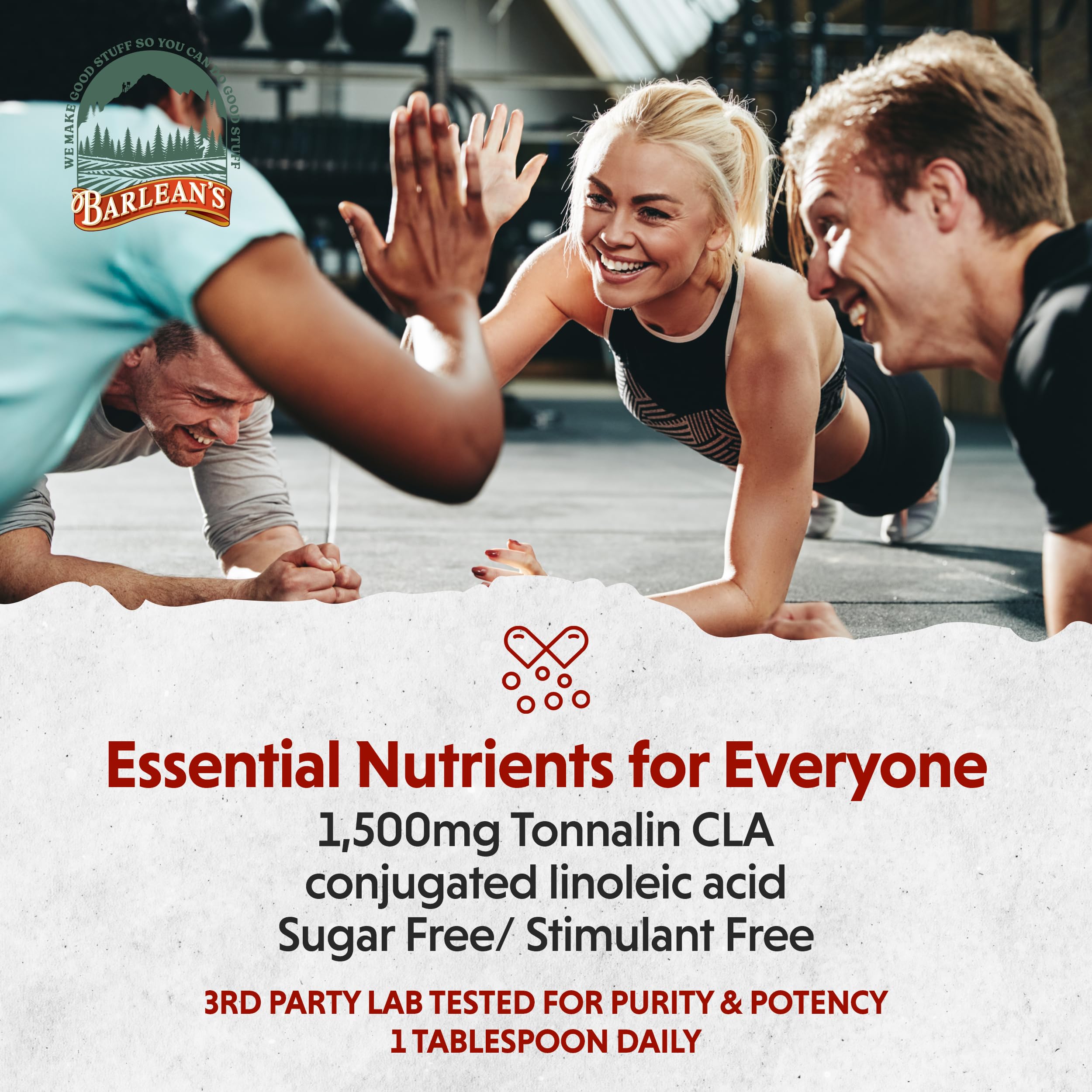 Barlean's Fresh Apple with 1,500 mg of Tonalin CLA - Gluten-Free, Vegan, Kosher Barlean'sAu supplements