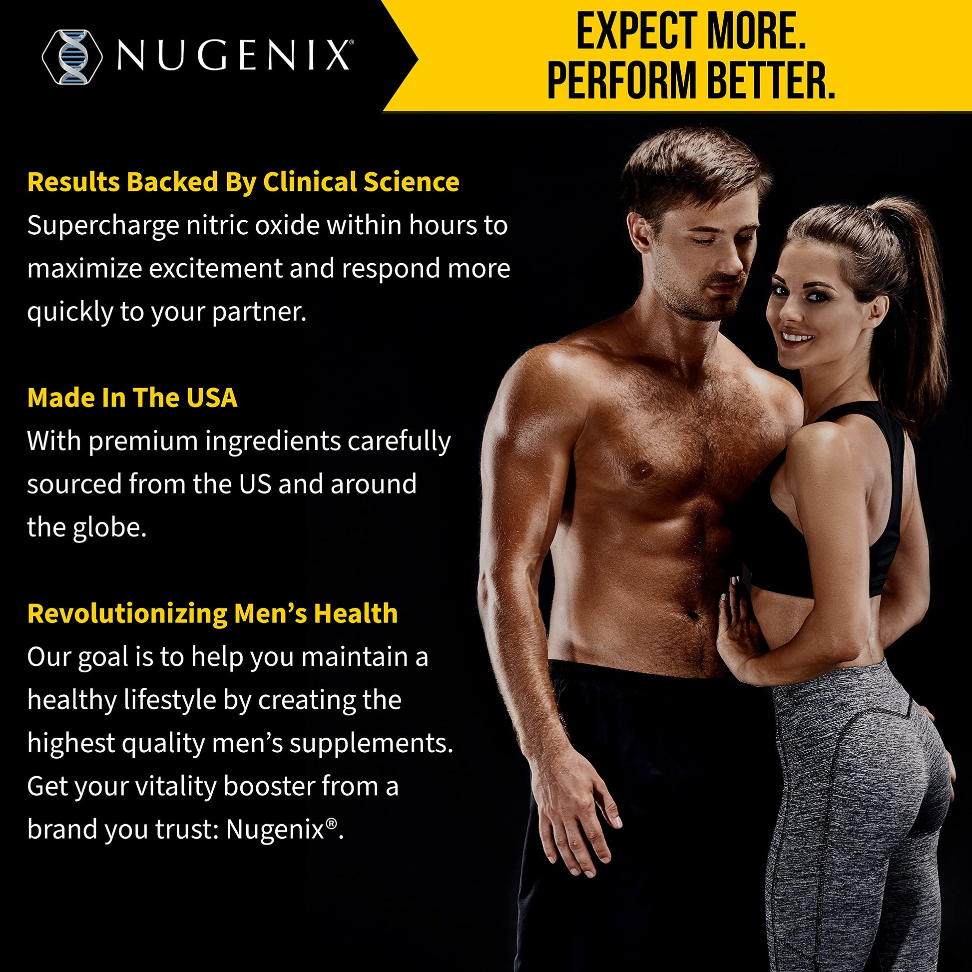 Nugenix Sexual Vitality Booster - Ultra Premium Performance Amplifier for Men - Nitric Oxide NugenixAu supplements