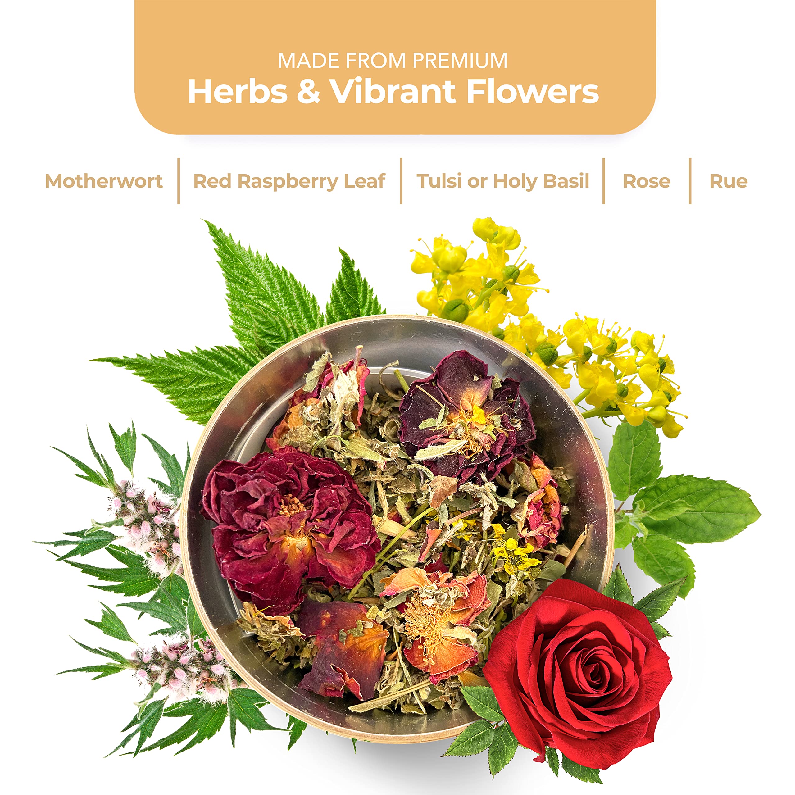 Yoni Steam Herbs Creativity Blend, Receptivity & Fertility Yoni Herbs for Cleansing and Toning LeiamoonAu supplements