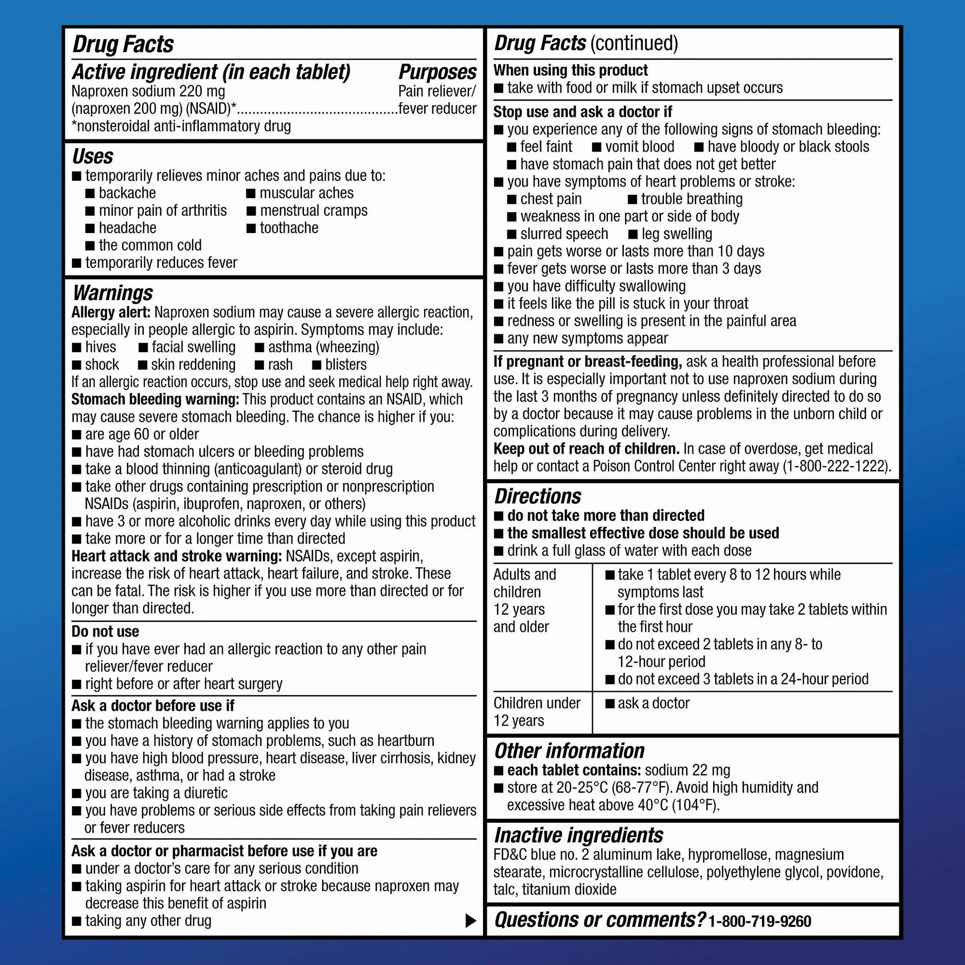 Amazon Basic Care Back and Muscle Pain, 220 mg Naproxen Sodium Tablets, 12-Hour Pain Relief, Headache, Arthritis, Menstrual Cramps, Fever Reducer, 90 Count Amazon Basic CareAu supplements