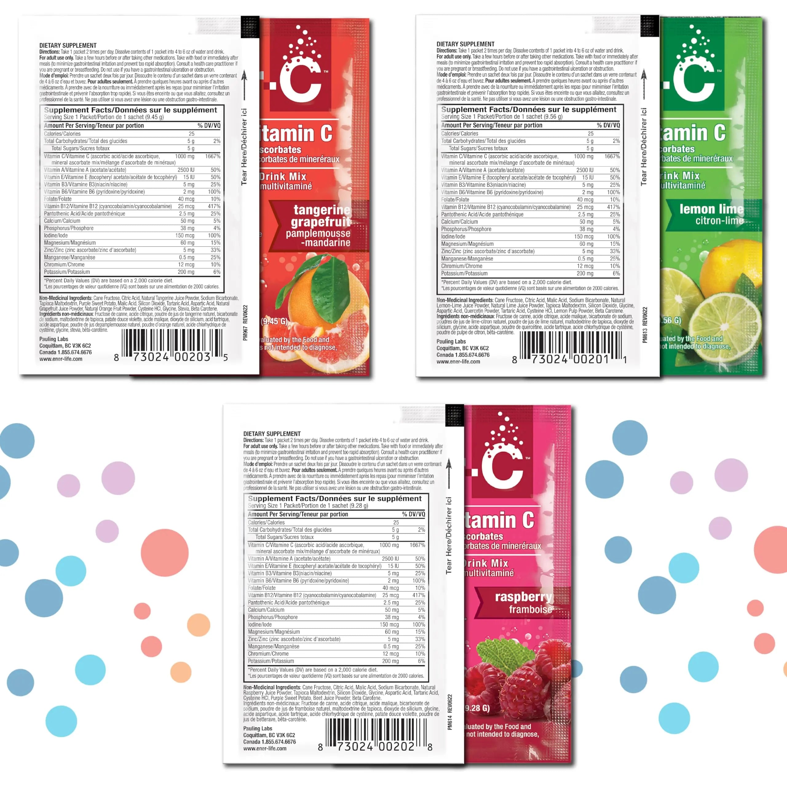Ener-C Variety Pack Multivitamin Drink Mix Powder Vitamin C 1000mg & Electrolytes with Real Fruit Juice Natural Energy & Immune Support for Women & Men Ener-CAu supplements