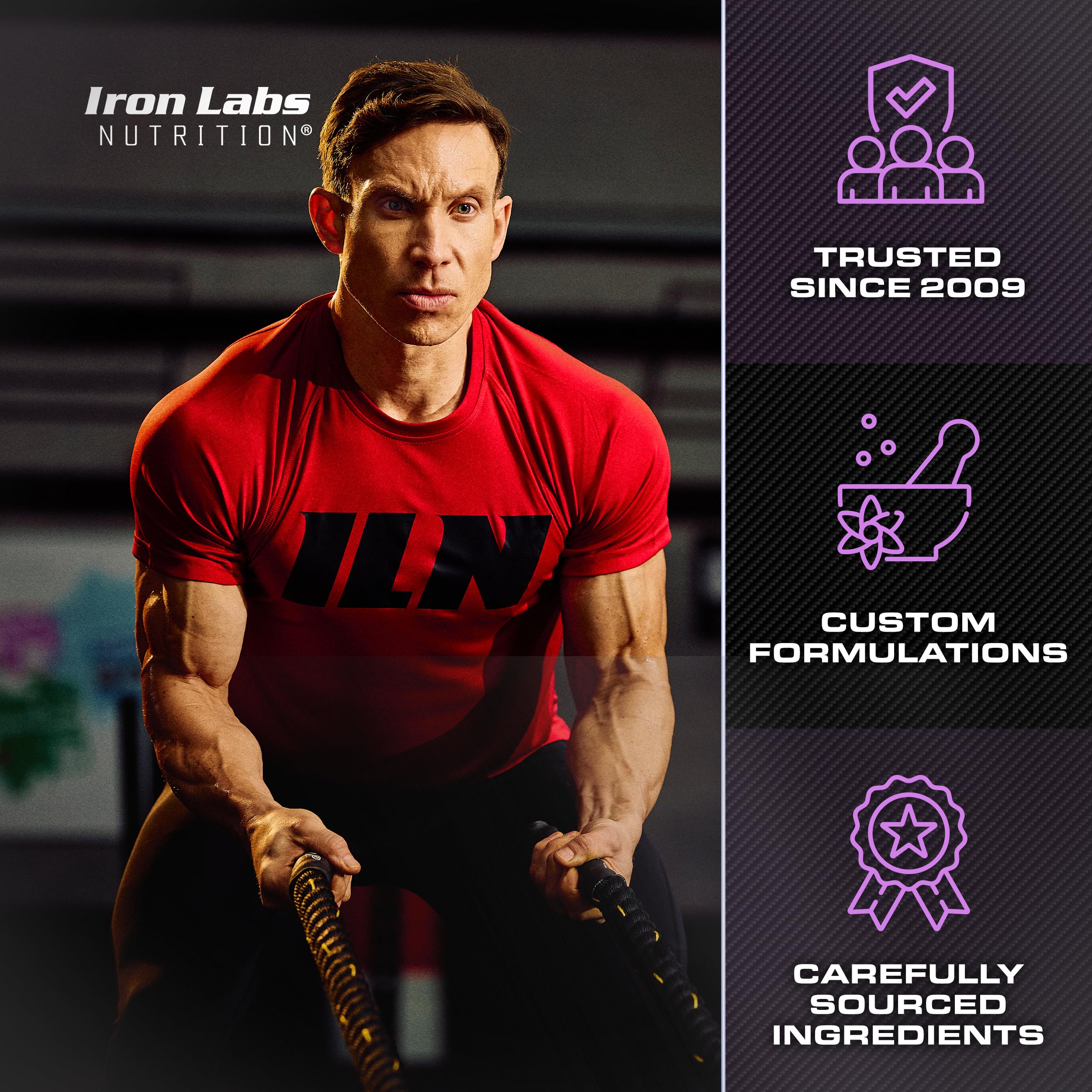 Iron Labs Nutrition PCT Xtreme - PCT Supplement for Men - 30 Day Course - Post Cycle Support Booster (80 Capsules) Iron Labs NutritionAu supplements