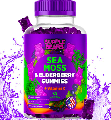 Supplebears Sea Moss Gummies & Elderberry - Vitamin C + Zinc – Extra Strength Immune SupplebearsAu supplements