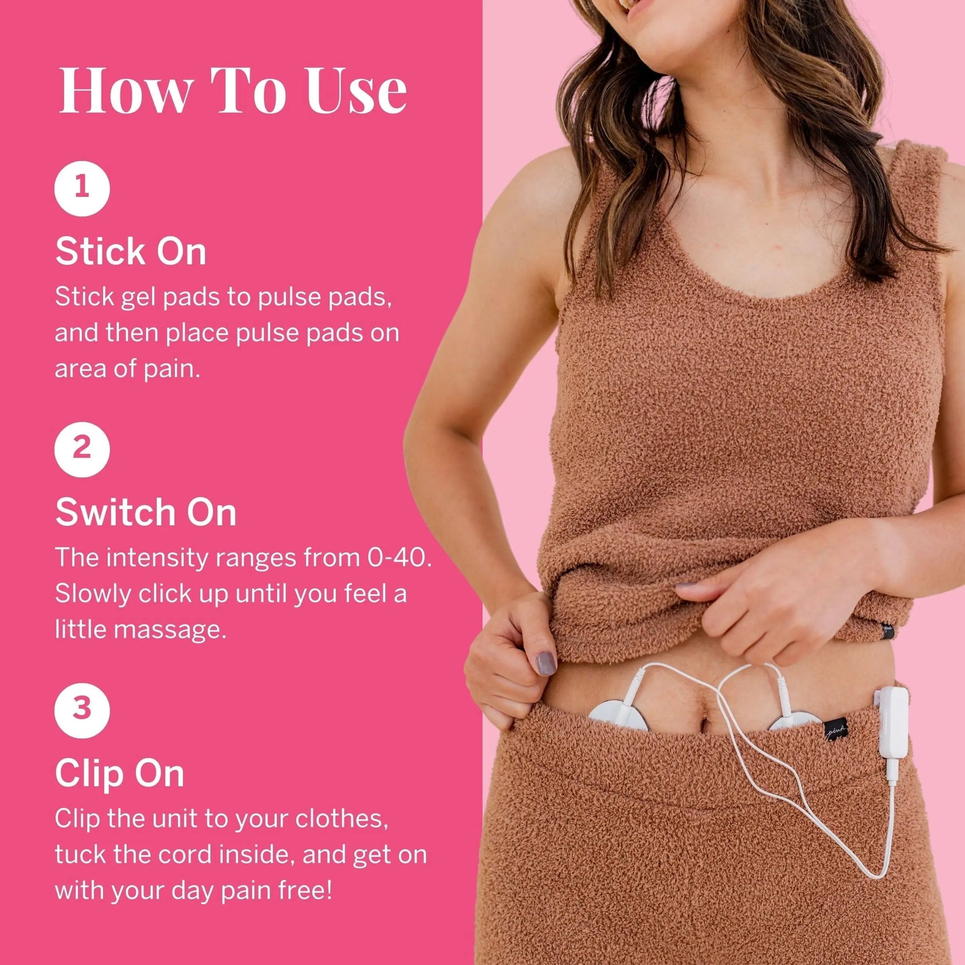 Pixie Period Pain Relief Device - Best PMS Relief Simulator with TENS Technology - Thinnest Wearable Tens Unit - Unnoticeable Under Clothes - Menstrual Cramp Comfort for Feminine Care Pixie CupAu supplements