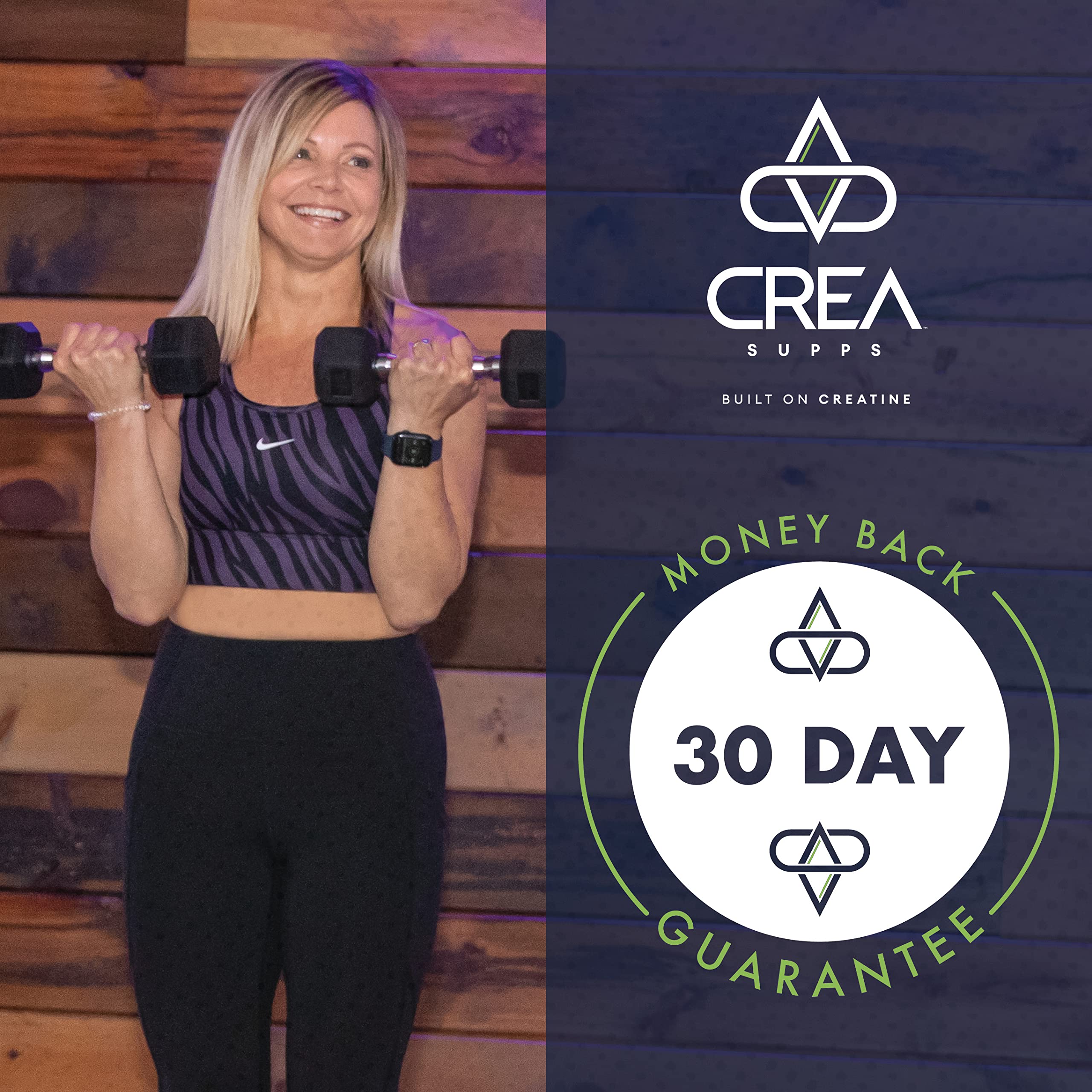 CREA SUPPS Premium Creapure Creatine Monohydrate Powder | Pure, Vegan, Keto CREA SUPPSUS supplements