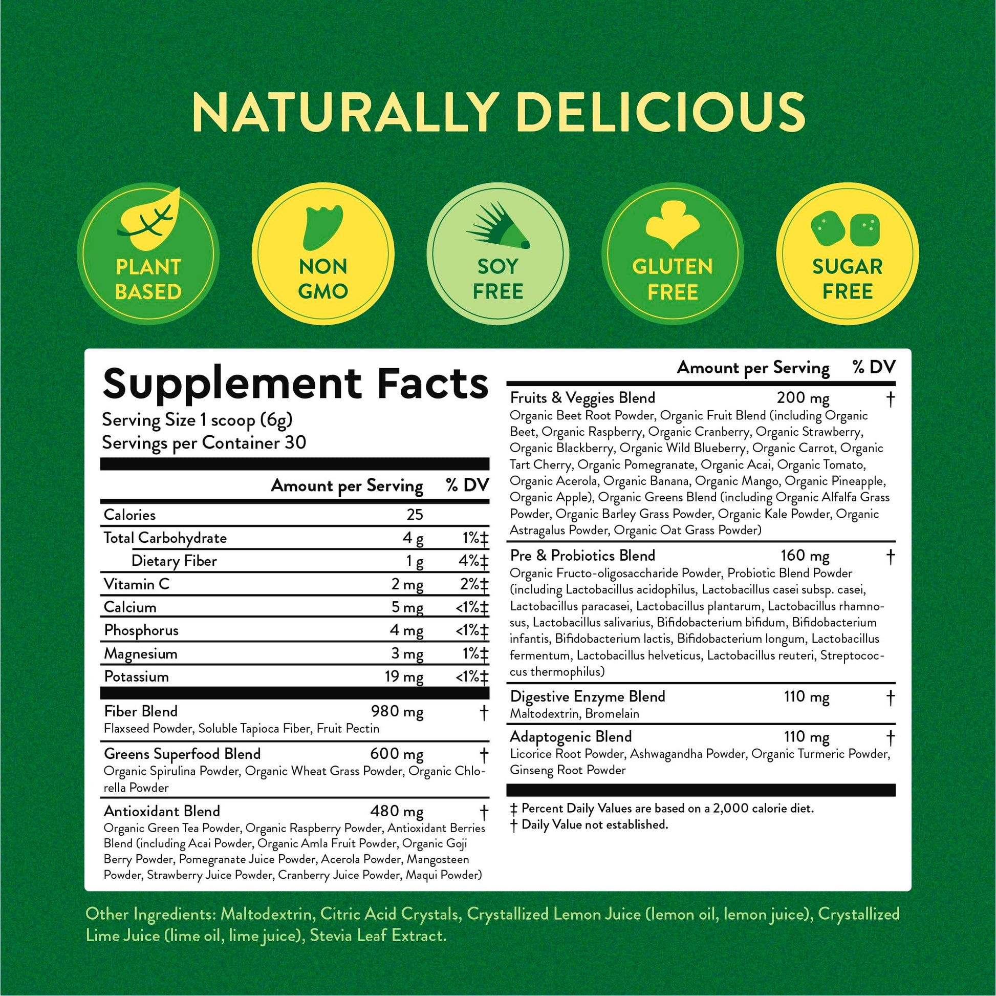 360 Nutrition Blends with Benefits Super Greens Powder w/Probiotics, Digestive Enzymes, Sugar & Gluten Free, Plant Based Superfood Drink Mix for Gut Health, Bloating, Immunity, Overall Health, 6.35 oz 360 NutritionAu supplements