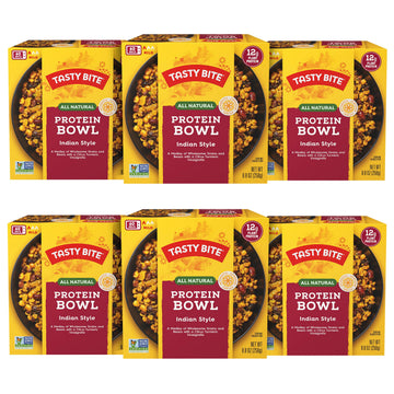 TASTY BITE Indian Protein Bowl, 8.8 Ounce, Pack of 6, Ready to Eat, Microwaveable TASTY BITEAu supplements