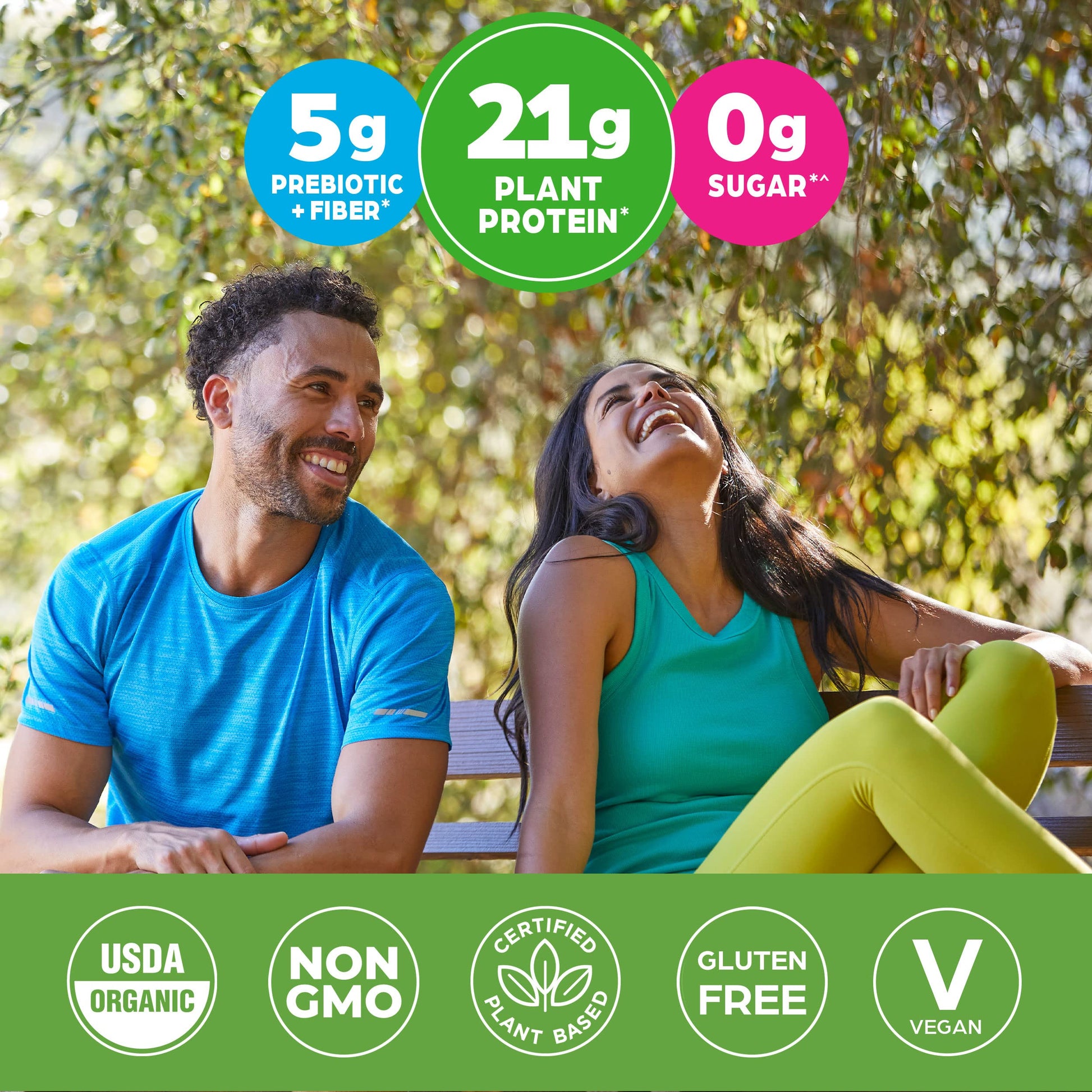 Orgain Organic Vegan Protein Powder, Vanilla Bean - 21g Plant Based Protein, Gluten Free OrgainUS supplements