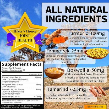 Native Source Joint Support Supplement - Turmeric - Tamarind - Boswellia - Fenugreek Native SourceUS supplements