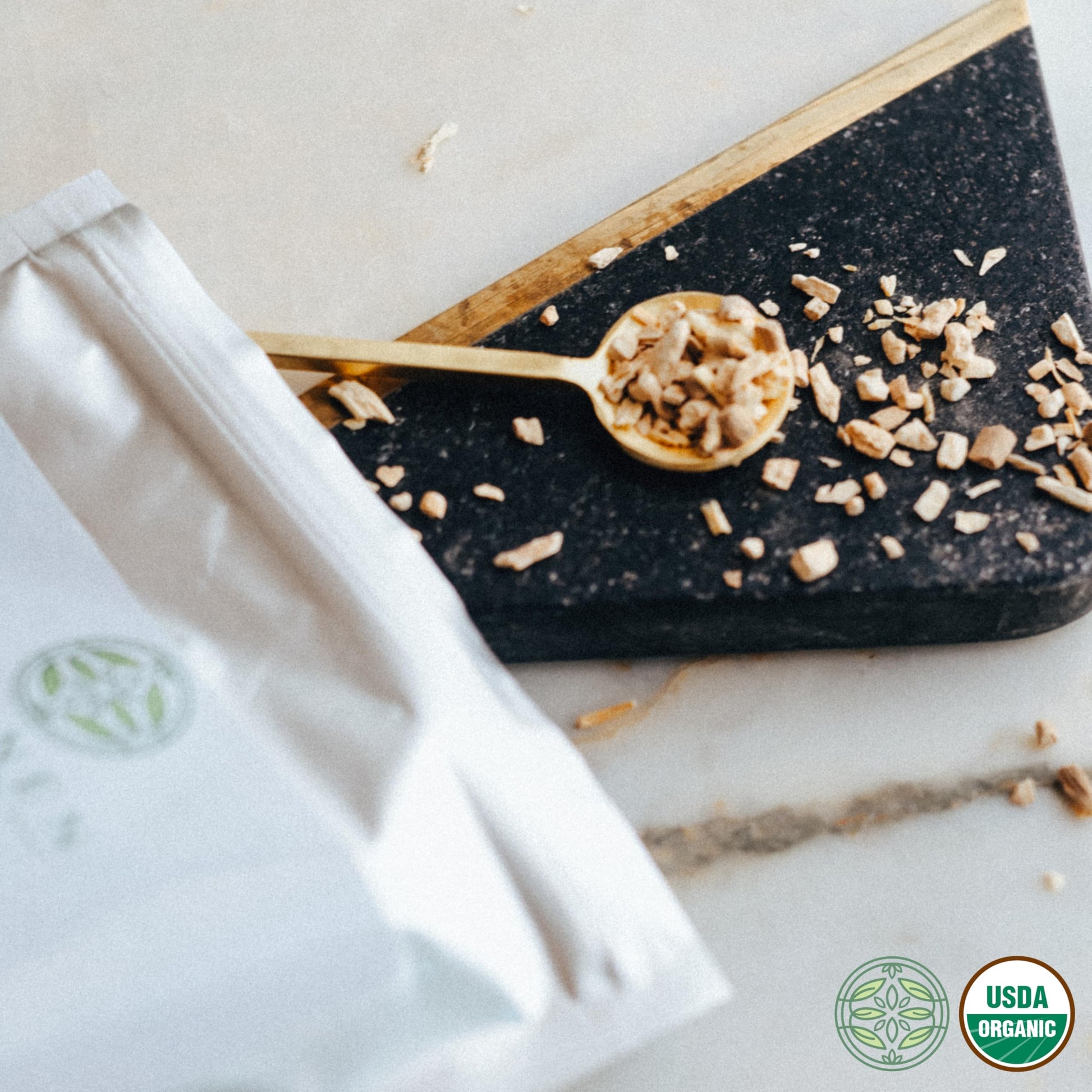 Elanen Naturals Organic Ashwagandha Root 4 oz. (113g), USDA Certified Organic Ashwagandha Root Loose Leaf Tea, Dried Withania somnifera, Cut & Sifted Elanen NaturalsAu supplements