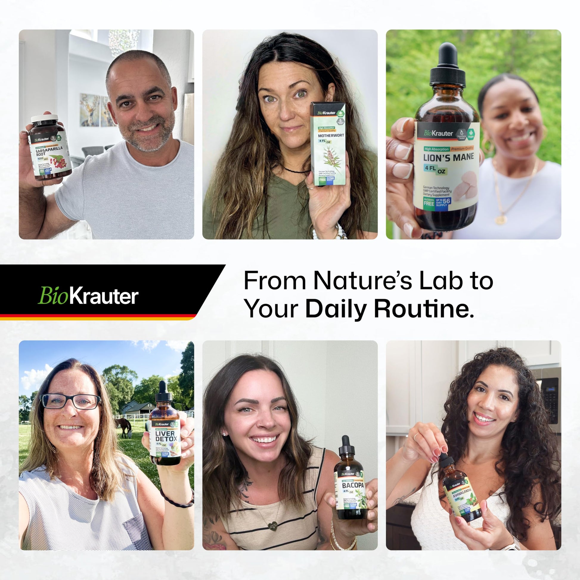 BIO KRAUTER® 2-in-1 Sea Moss for Thyroid Support - Vegan Bladderwrack & Sea Moss Capsules for Women & Men - Natural Сhondrus Сrispus Seaweed Supplement 1600 mg - 125 Days of Supply, Non-GMO BIO KRAUTERAu supplements