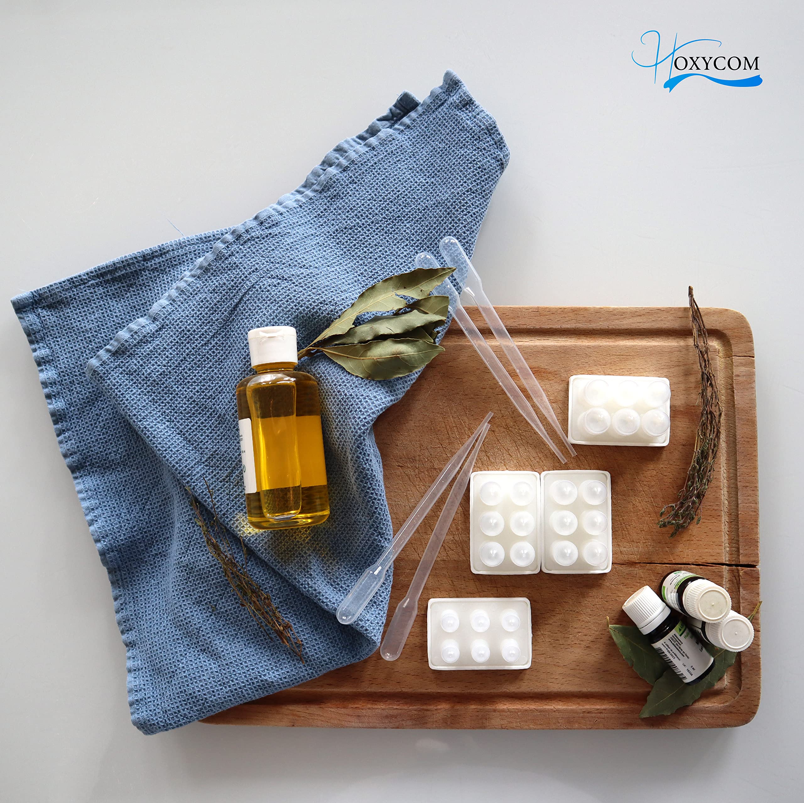 Suppository Molds Kit - Made in France, 3 Sizes (1ml, 2ml, 3ml), Reusable Suppositories Mold - 4 Trays HoxycomAu supplements