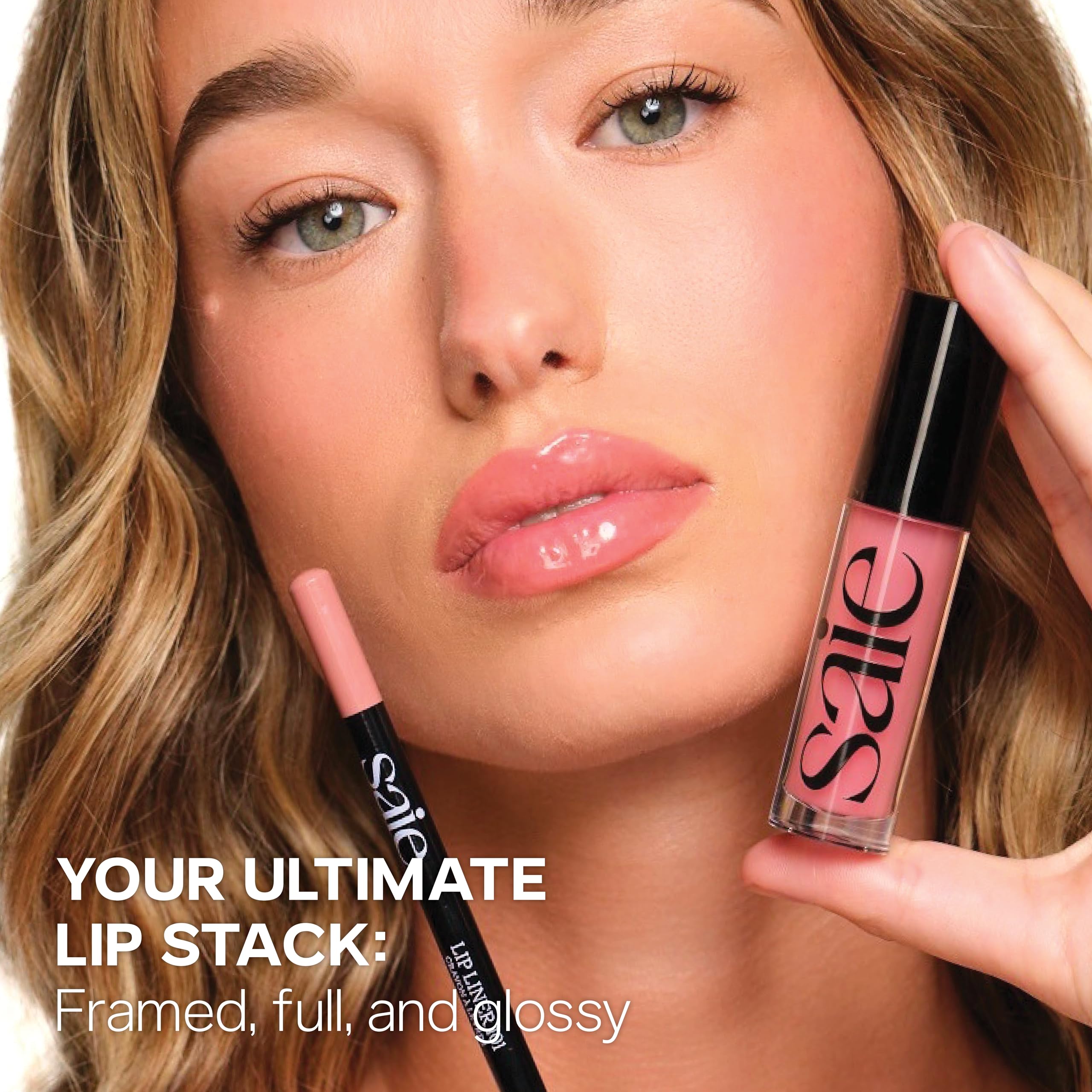 Saie Lip Liner 101 - Lip Pencil Made with a Creamy, Soft Matte Formula for a Naturally Framed or Fully Filled Look - Supercharged with Shea Butter & Jojoba Oil - Tease (.05 oz) SaieAu supplements
