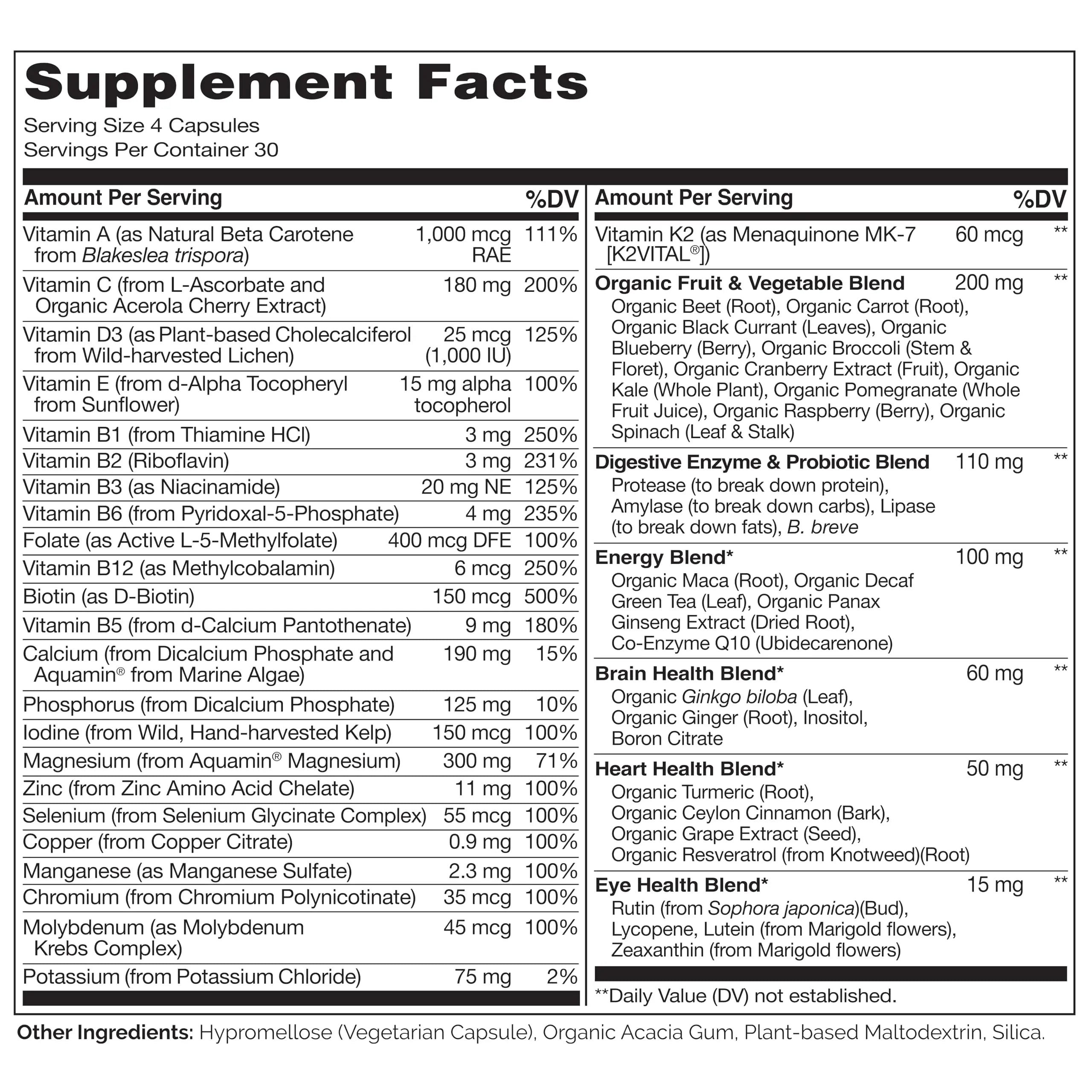 NATURELO Whole Food Multivitamin for Women - 120 Capsules and Whole Food Multivitamin for Men - 120 Capsules Bundle NATURELOAu supplements
