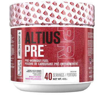 ALTIUS Pre-Workout Supplement - Naturally Sweetened - Clinically Dosed Powerhouse Jacked FactoryAu supplements