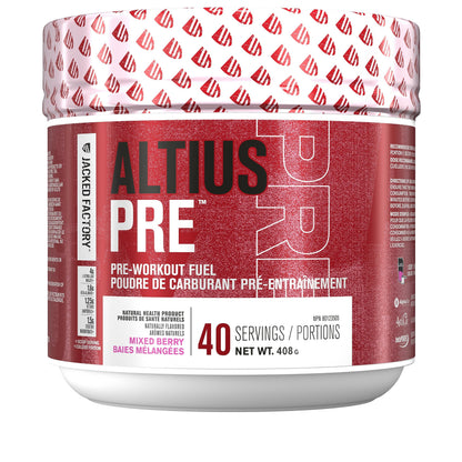 ALTIUS Pre-Workout Supplement - Naturally Sweetened - Clinically Dosed Powerhouse Jacked FactoryUS supplements