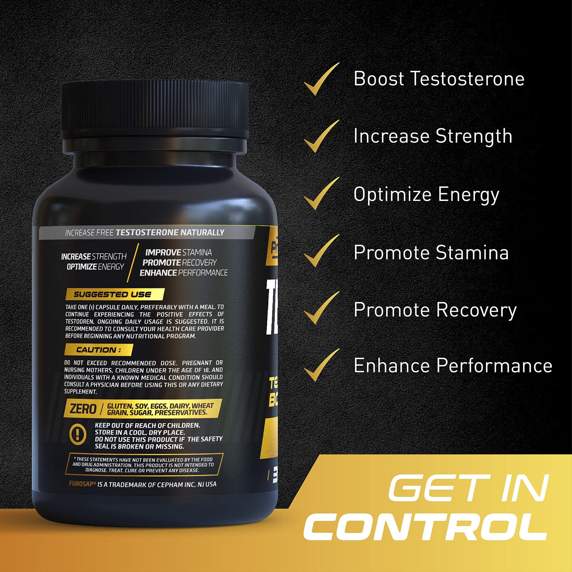 PrimeGENIX Testodren Advanced Testosterone Booster for Men | Natural Stamina, Endurance, Energy & Strength Enhancing Supplement | Lean Muscle Builder | Sports Nutrition Testosterone Booster PrimeGENIXAu supplements