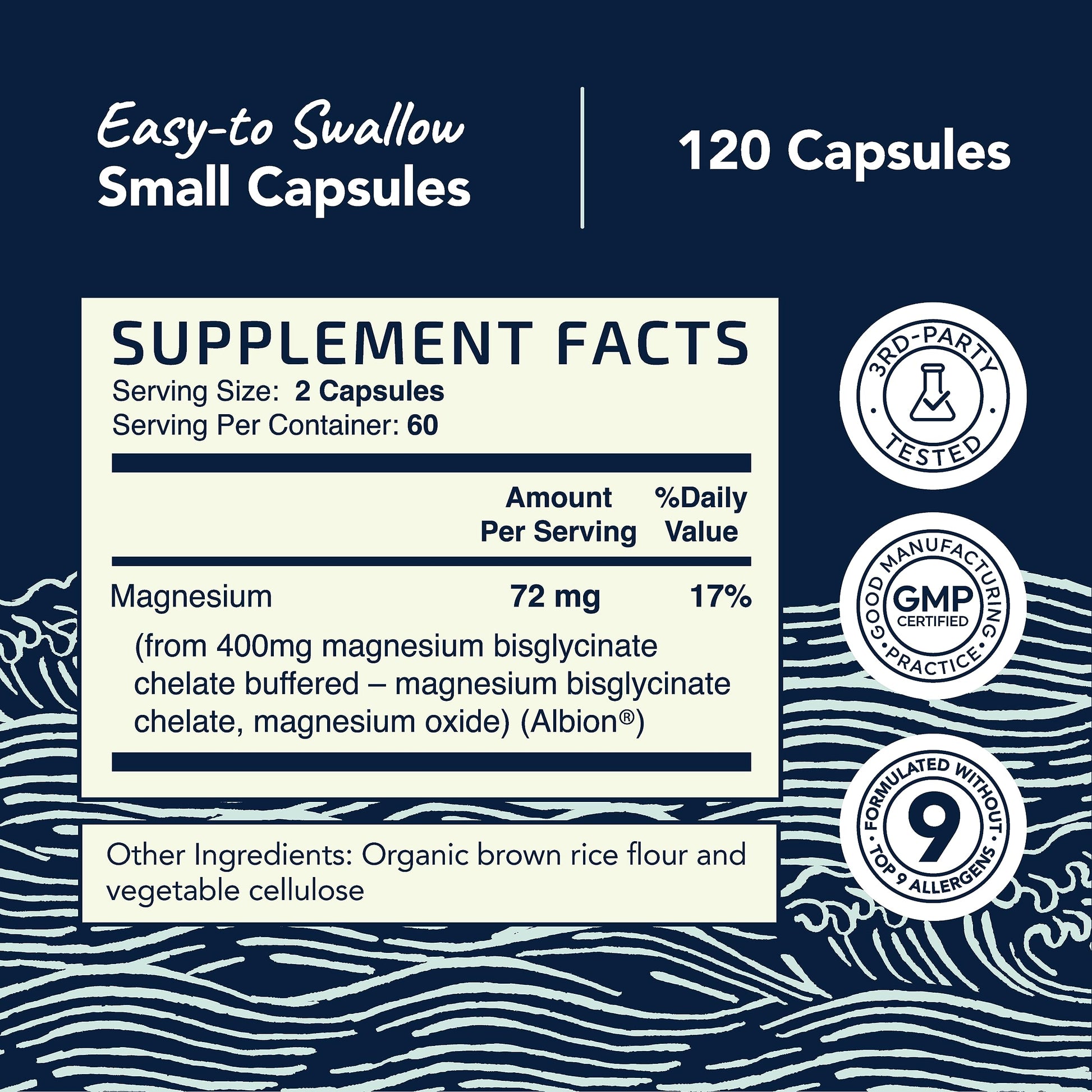 Magnesium Bisglycinate 400mg | Chelated Bisglycinate for Muscle Relaxation, Bones Nobi NutritionUS supplements