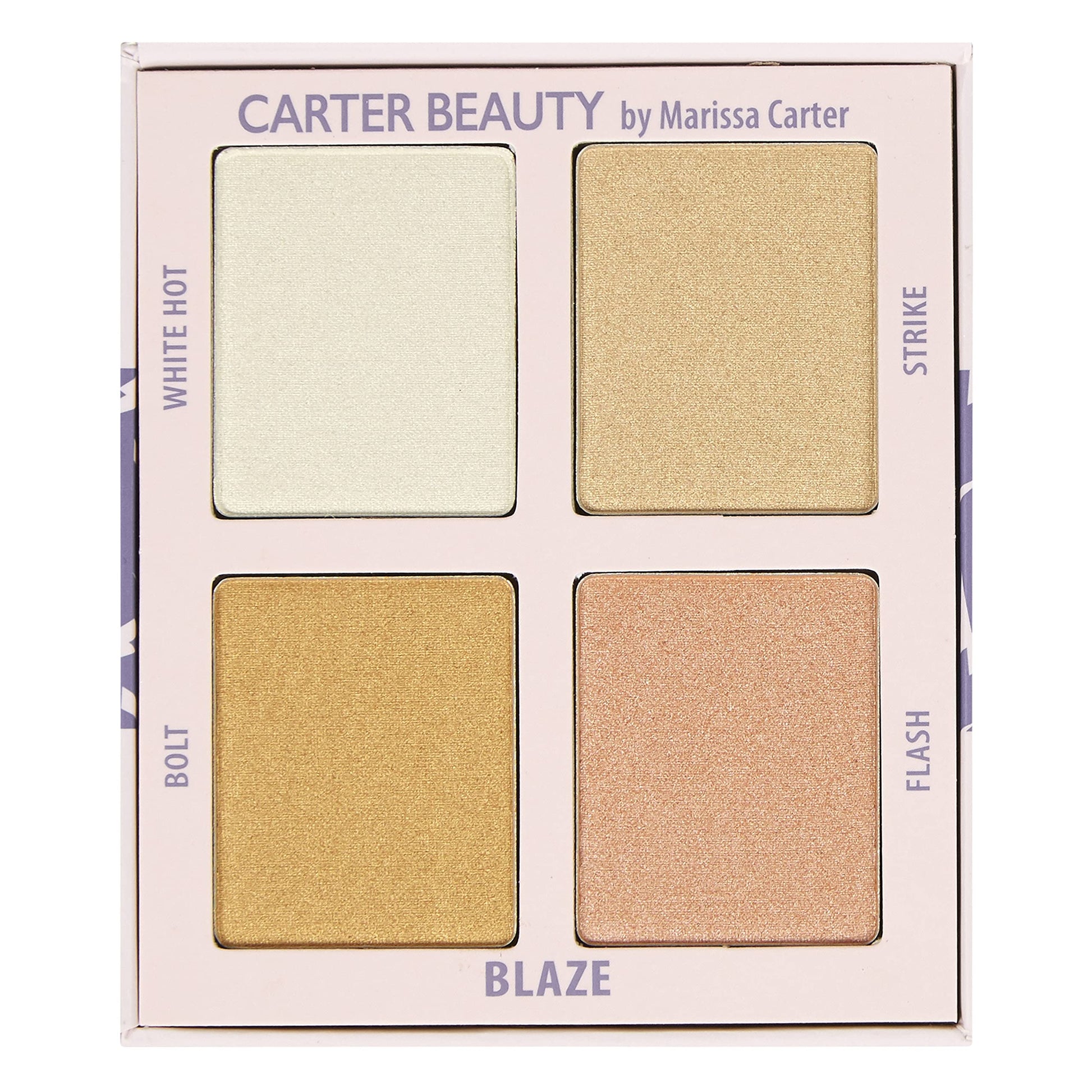 Carter Beauty By Marissa Carter Mini Highlighter Palette | Long Lasting Makeup | Shimmer & Matte Shades (Blaze) Carter BeautyAu supplements